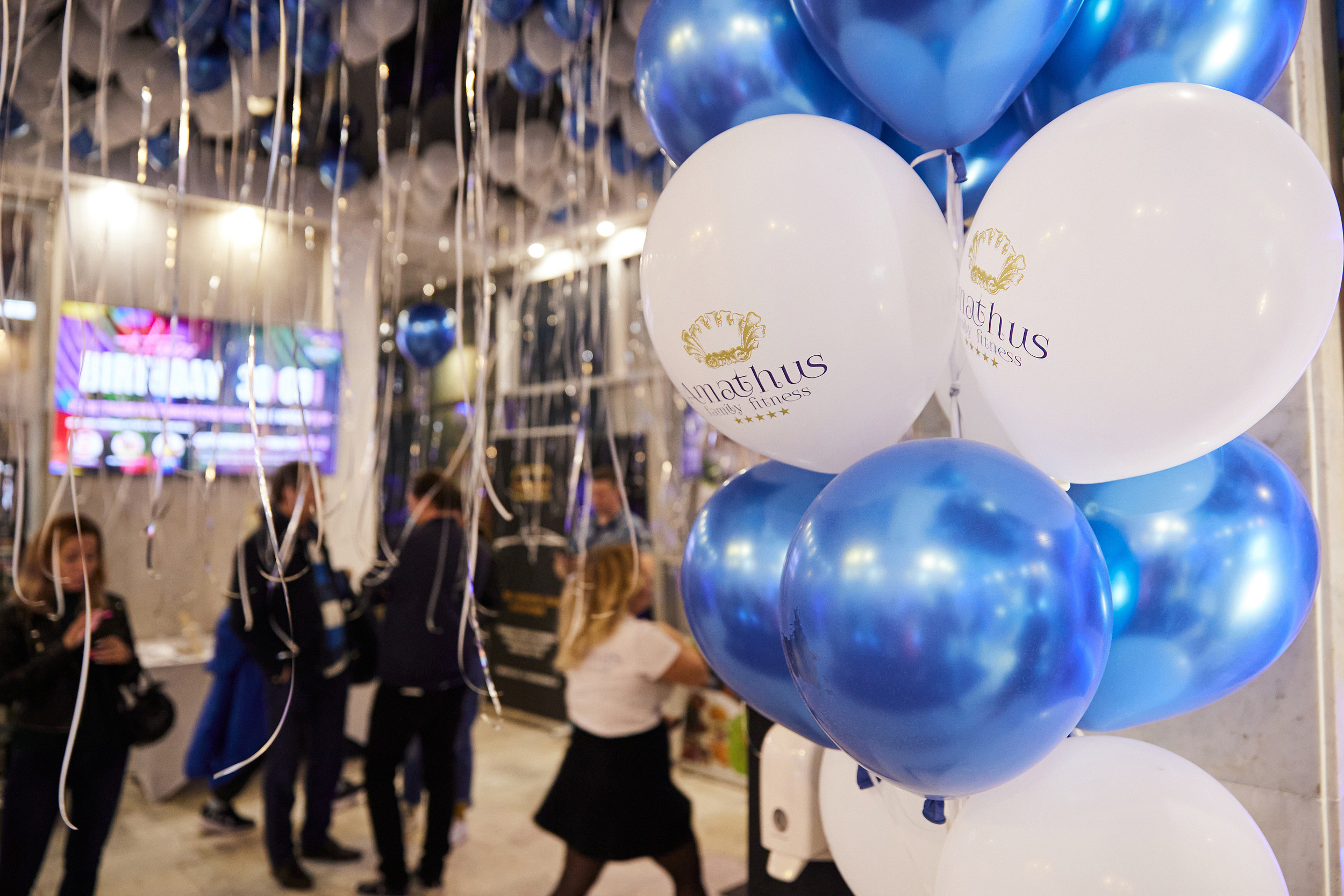 День рождения фитнес клуба Amathus. Фотограф Недорез Александр в Москве. Репортаж на ваших мероприятиях