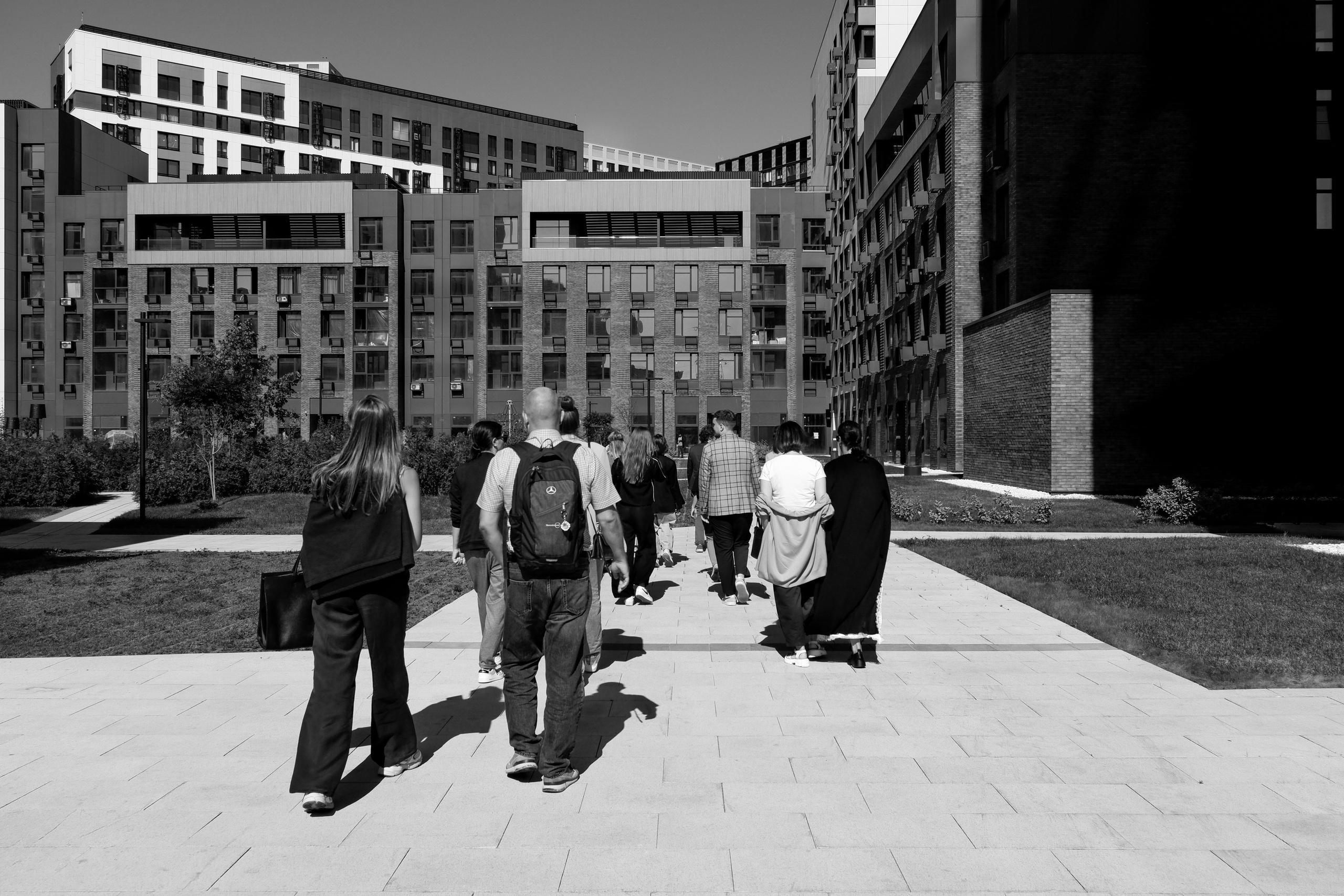 Пресс-тур благоустройства жилого комплекса Nagatino i-Land от Бюро А4. Михаил Мулач | Архитектурный фотограф