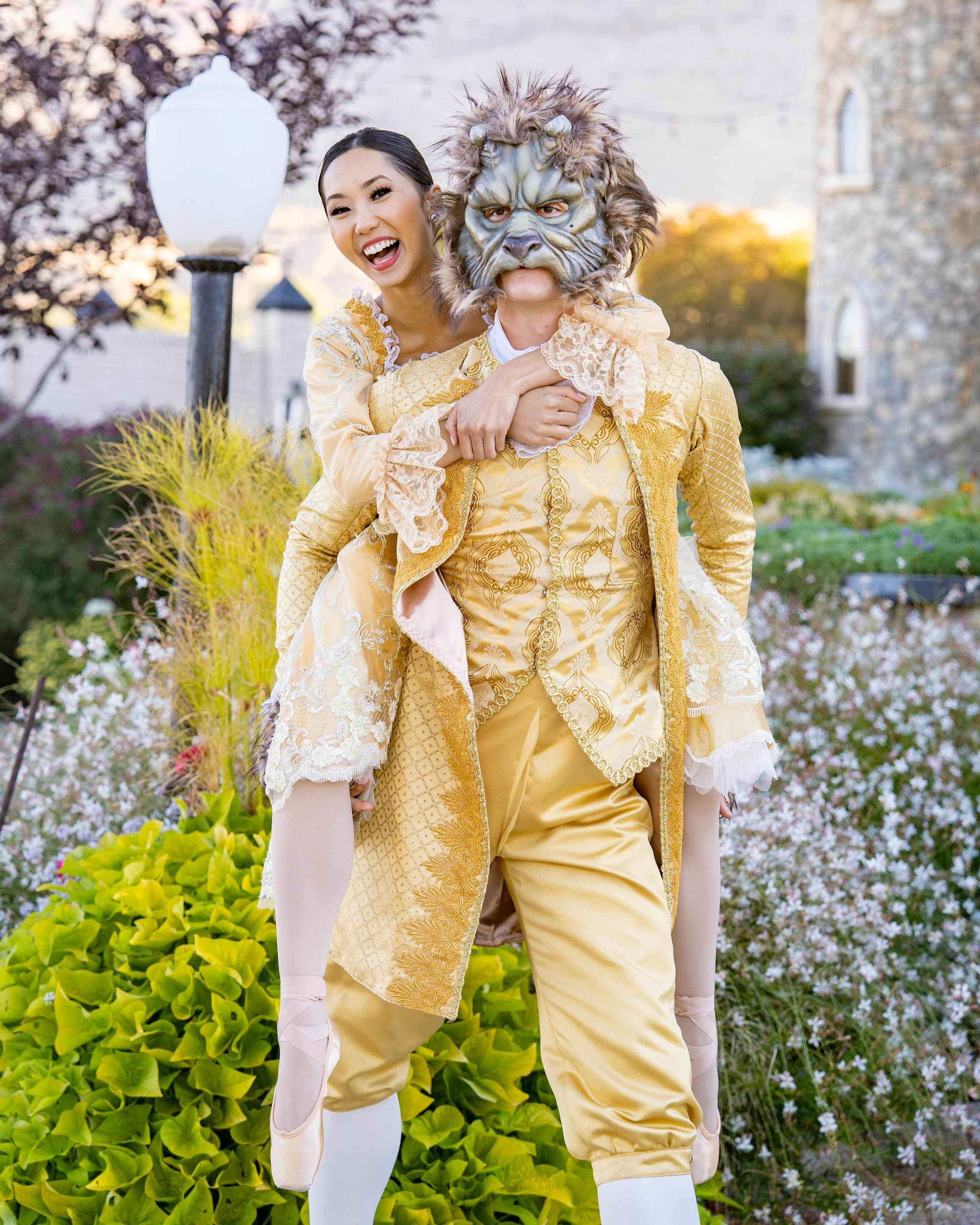 Lexi McCloud & Luca Freudenberg. BTS - Beauty And The Beast Promotional Photo Shoot, Ballet West. 