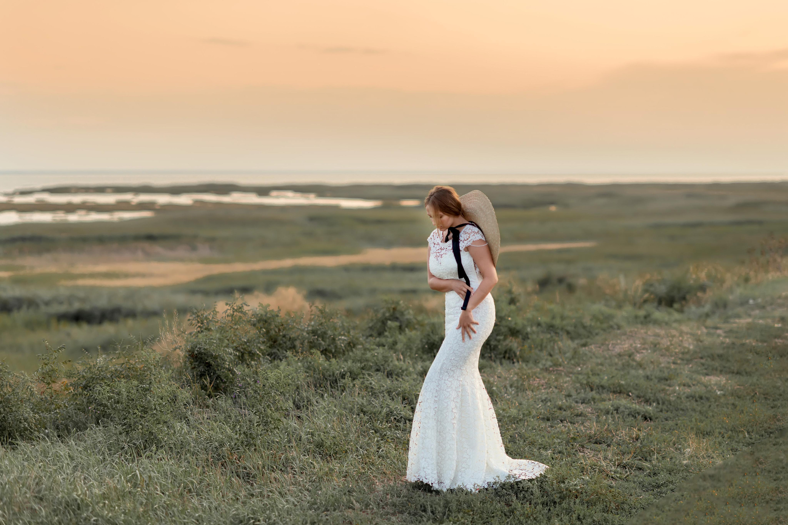 море девочка шляпа девушка вода горизонт лето осень зима весна