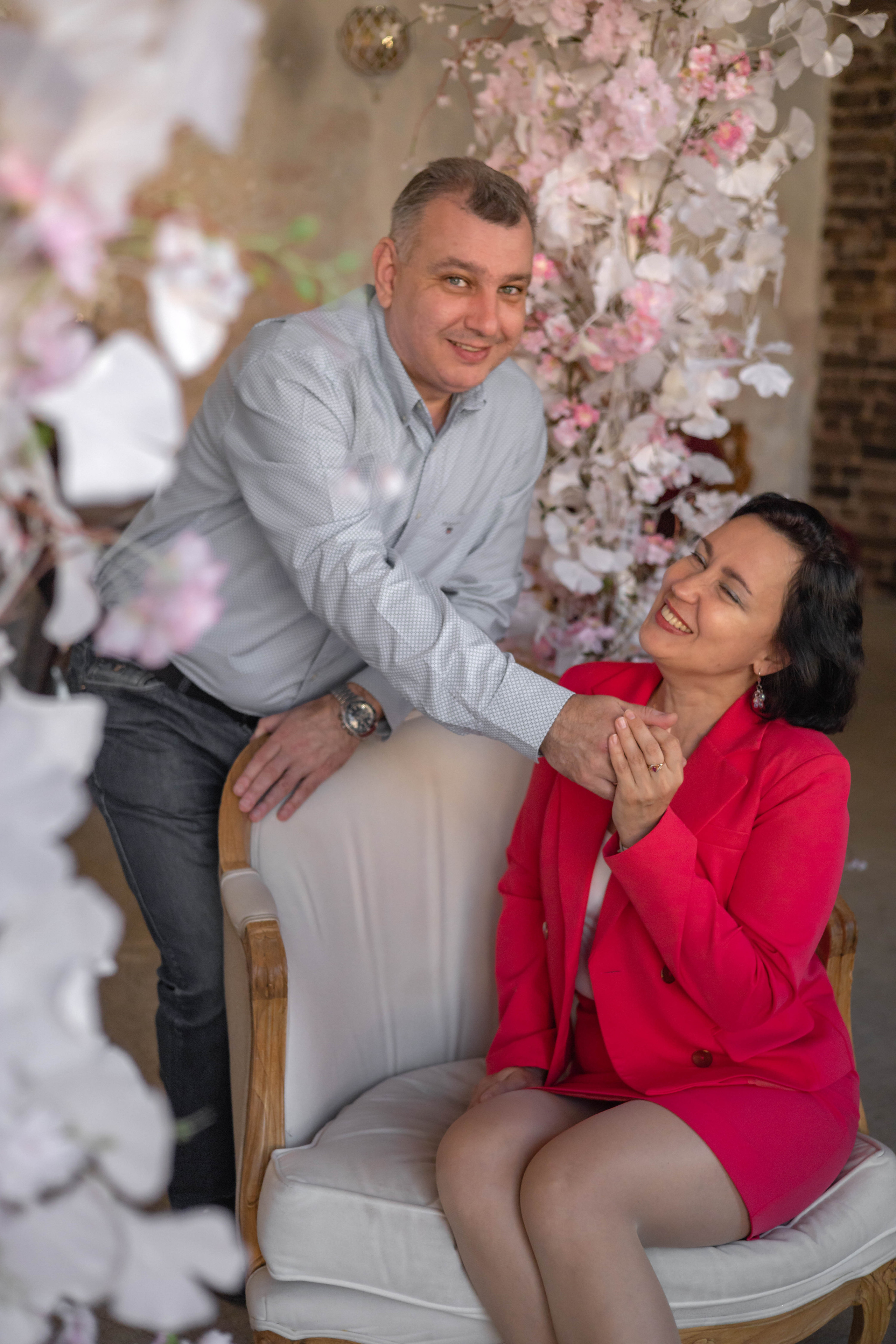 Нина и ее семья брат Саша, мама и папа. Фотограф Катерина Изи