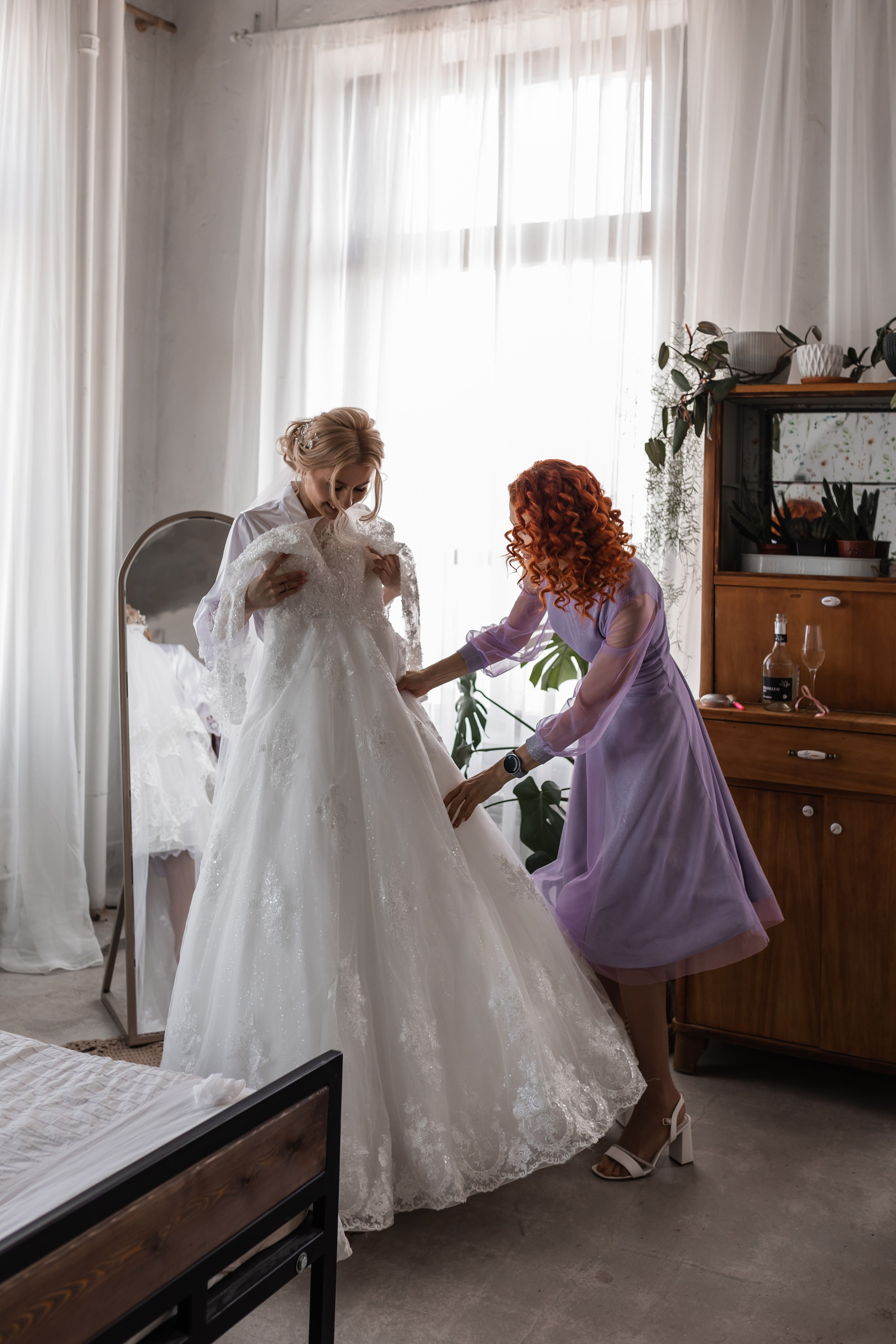 Утро невесты Анастасии. Свадебный фотограф Татьяна Фот