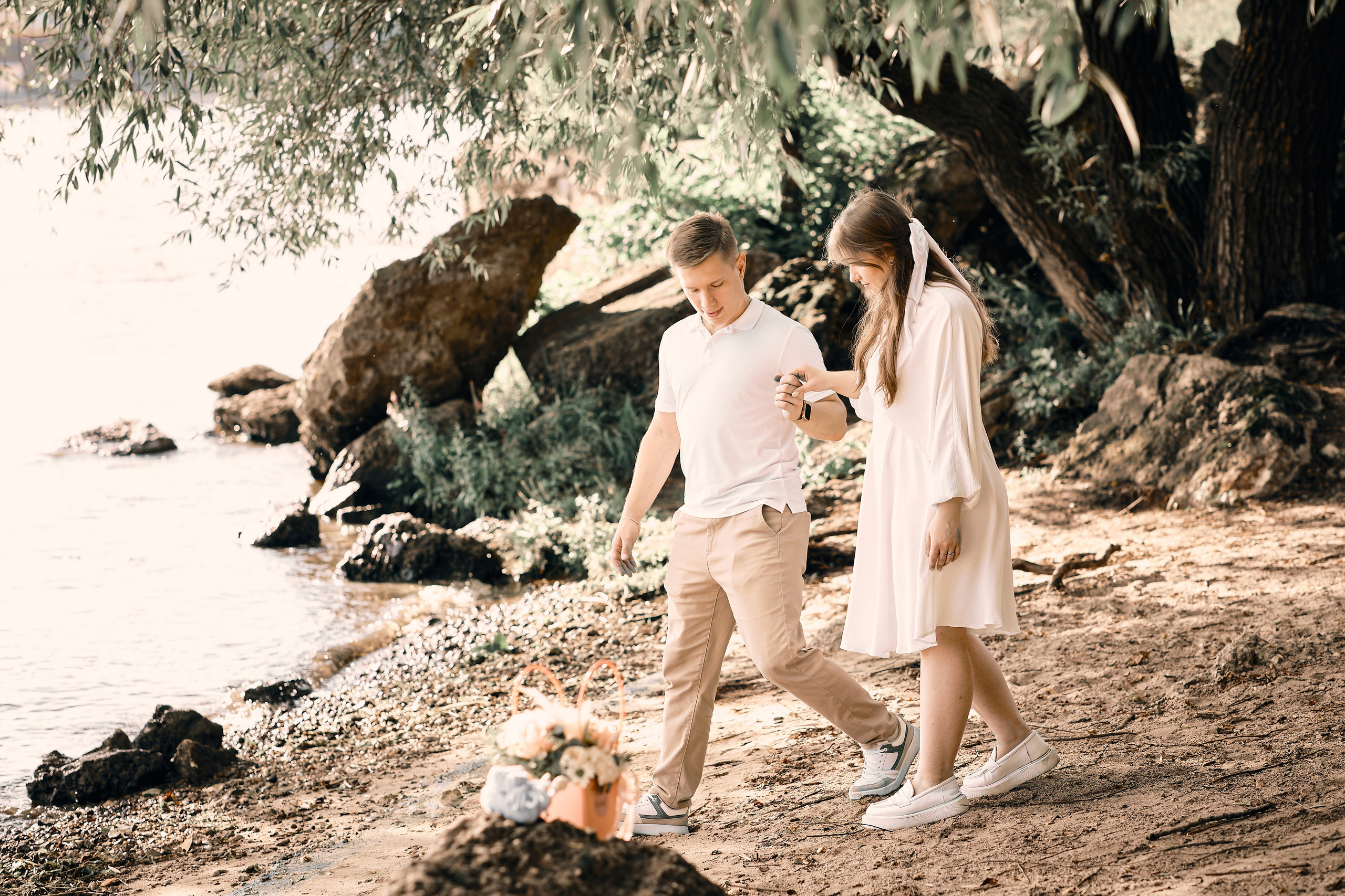 Прогулка по берегу Волги. Семейный и детский фотограф в Ярославле Юлия Галашина