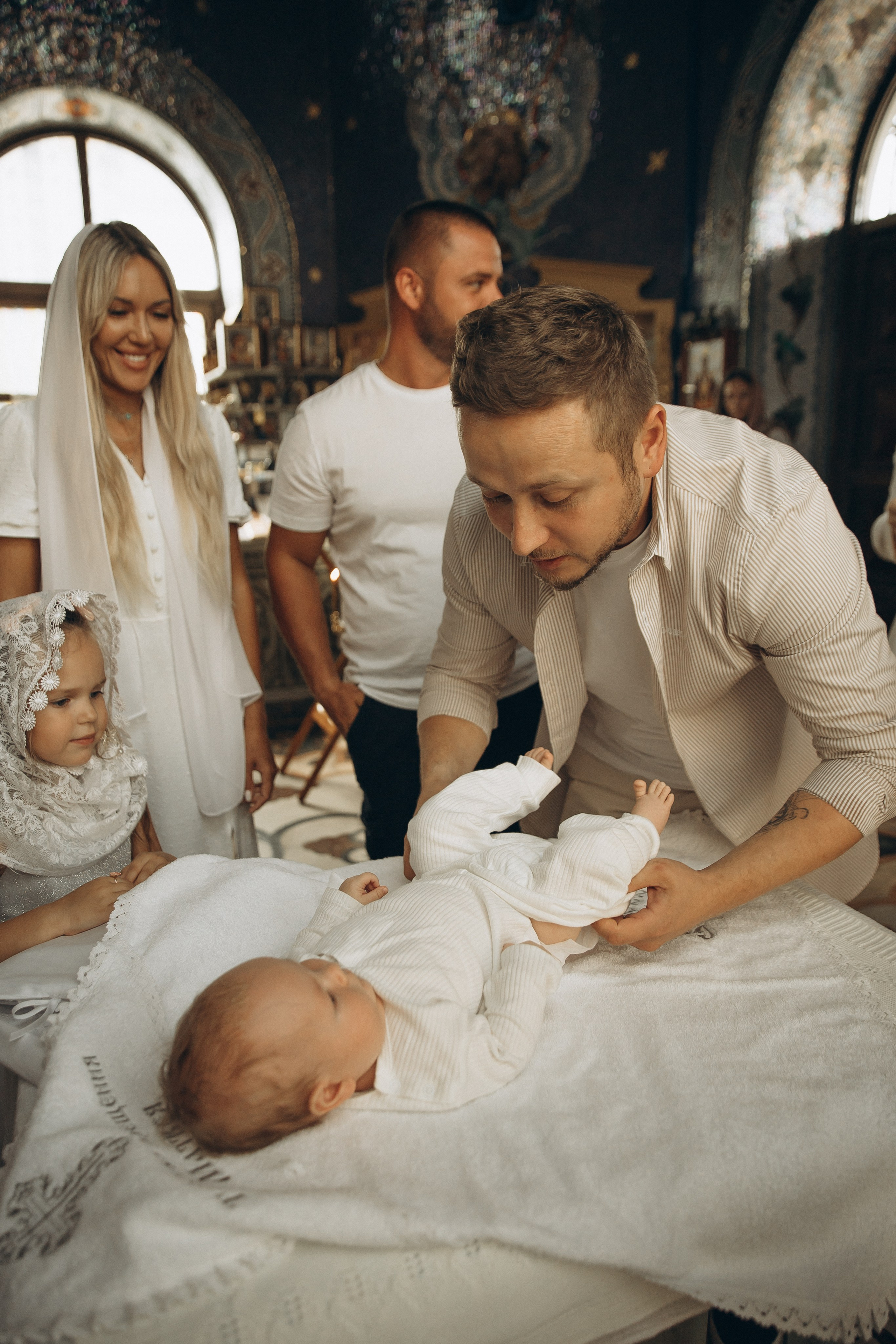 Крещение. Семейный фотограф в Москве и Королеве Евгения Баукова