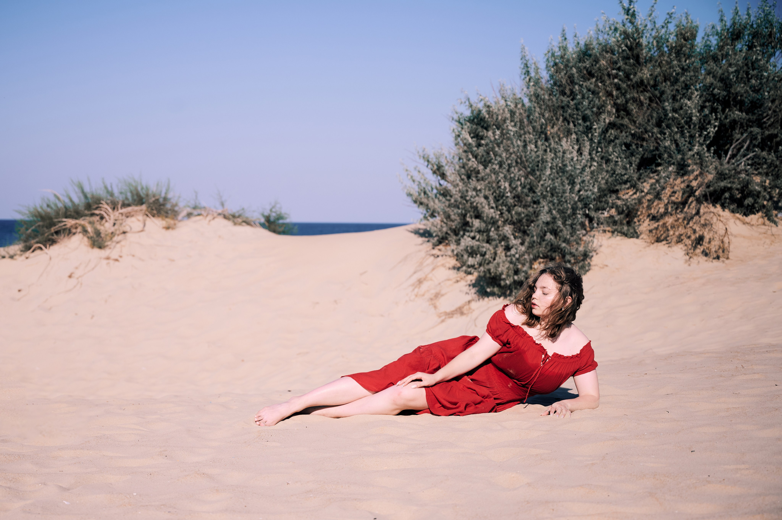 Пляжная фотосессия для модели Есения. Портретный, fashion фотограф в Москве Инга Сергеева