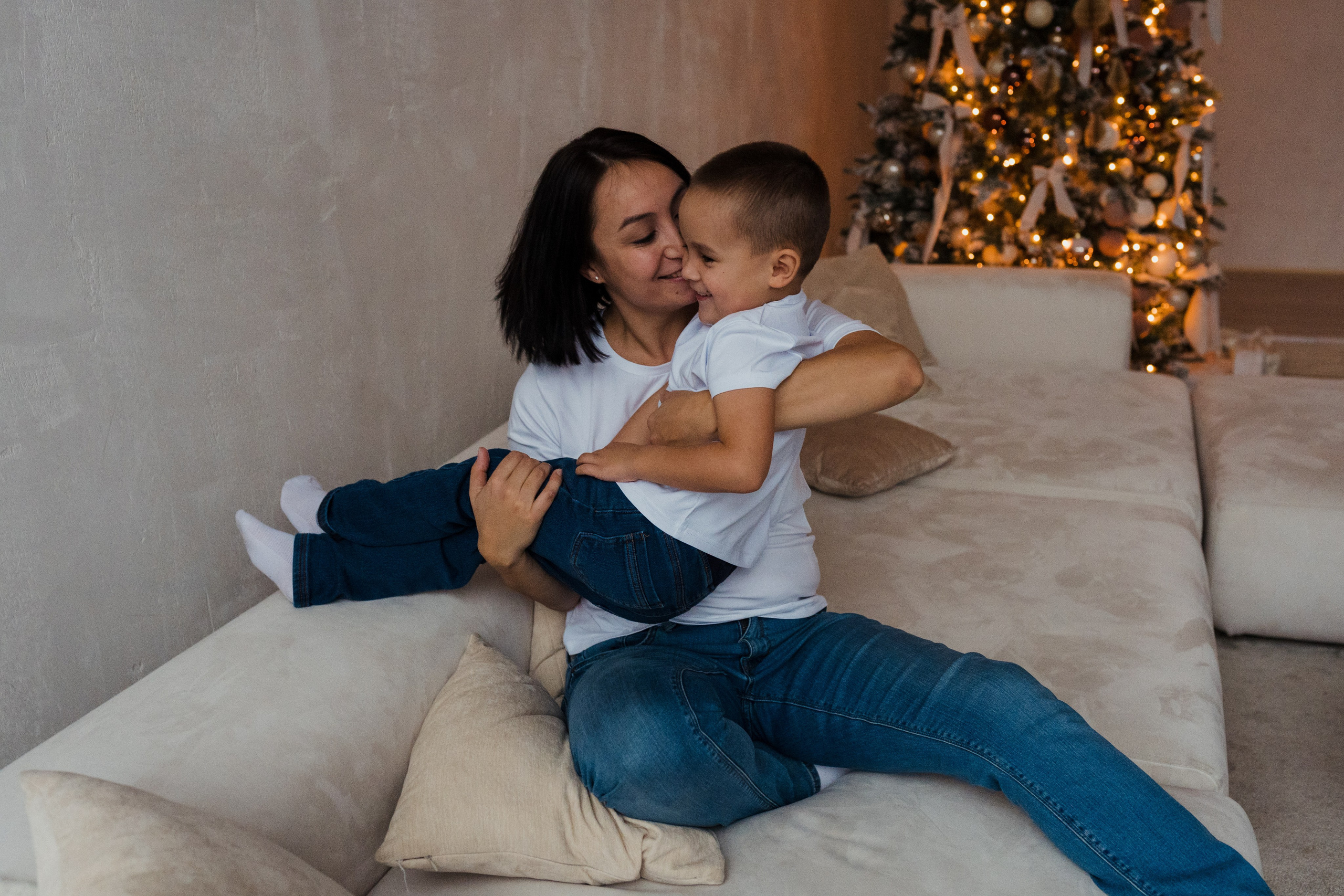 Семейная фотосессия в студии в Москве, семейный фотограф Анна Полушина. Свадебный фотограф в Москве Анна Полушина