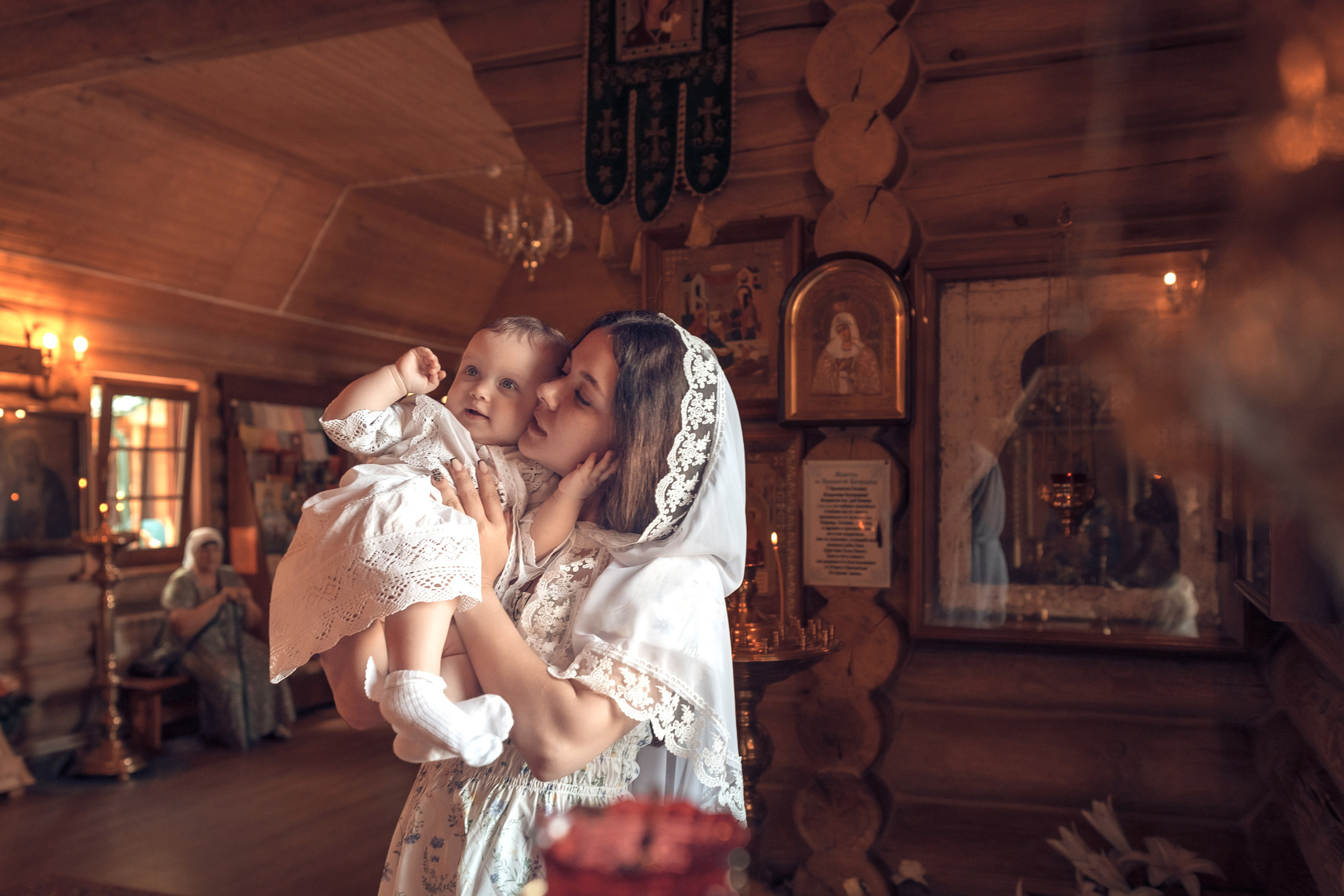 Таинство Крещения Варвары в Храме Рождества Пресвятой Богородицы. Главная