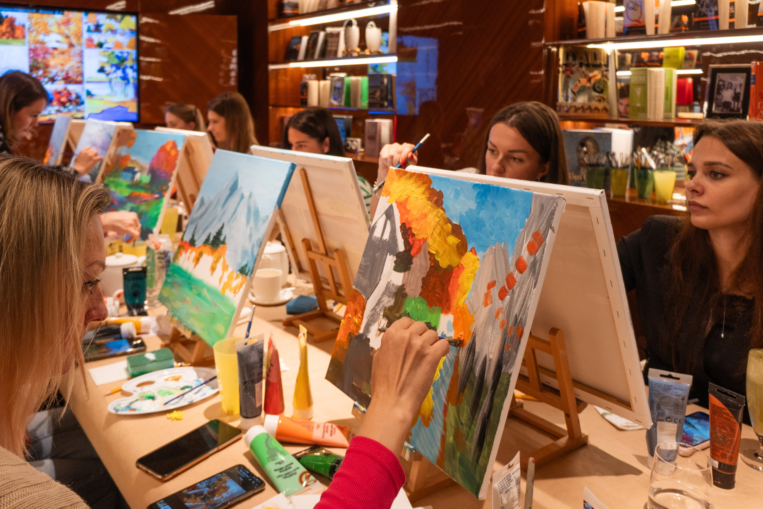 Корпоратив Teach Me Art 3. Портретный фотограф в Москве и Санкт-Петербурге Арина Чех