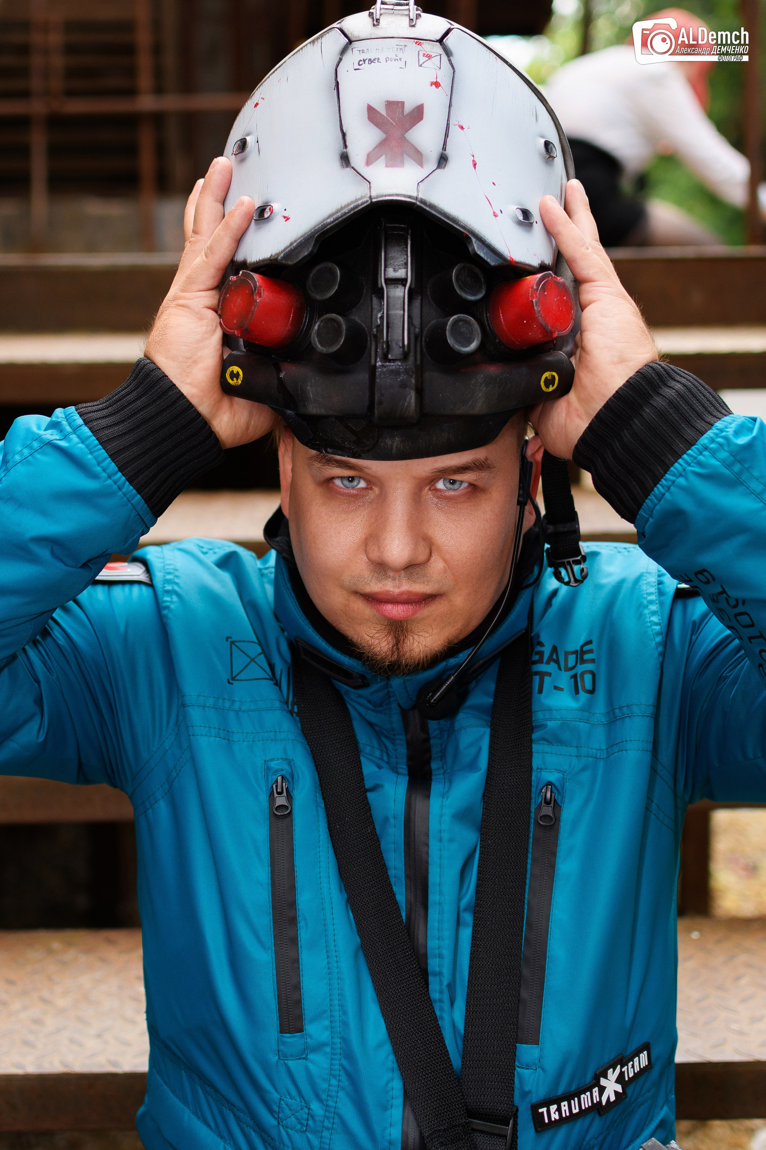 Cyberpunk 2077 Trauma Team косплей фотосессия в Москве