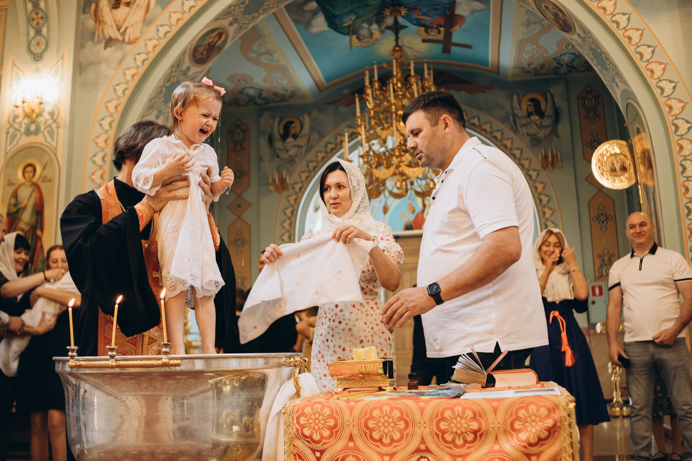 Крещение Таисии. Семейный фотограф в Волгодонске Краченцева Анна