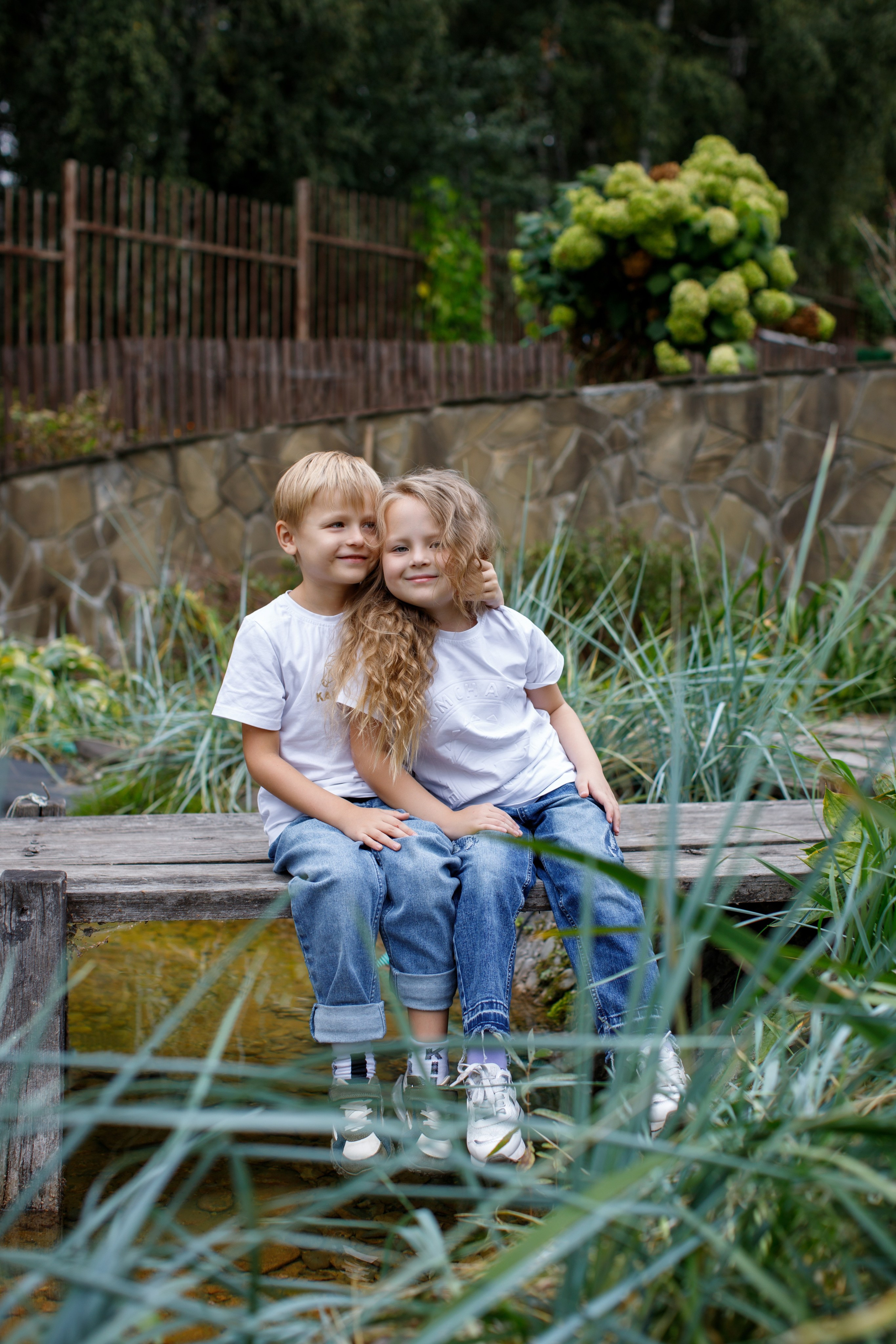 У прудика. Детский и семейный фотограф Мария Киселёва. Москва