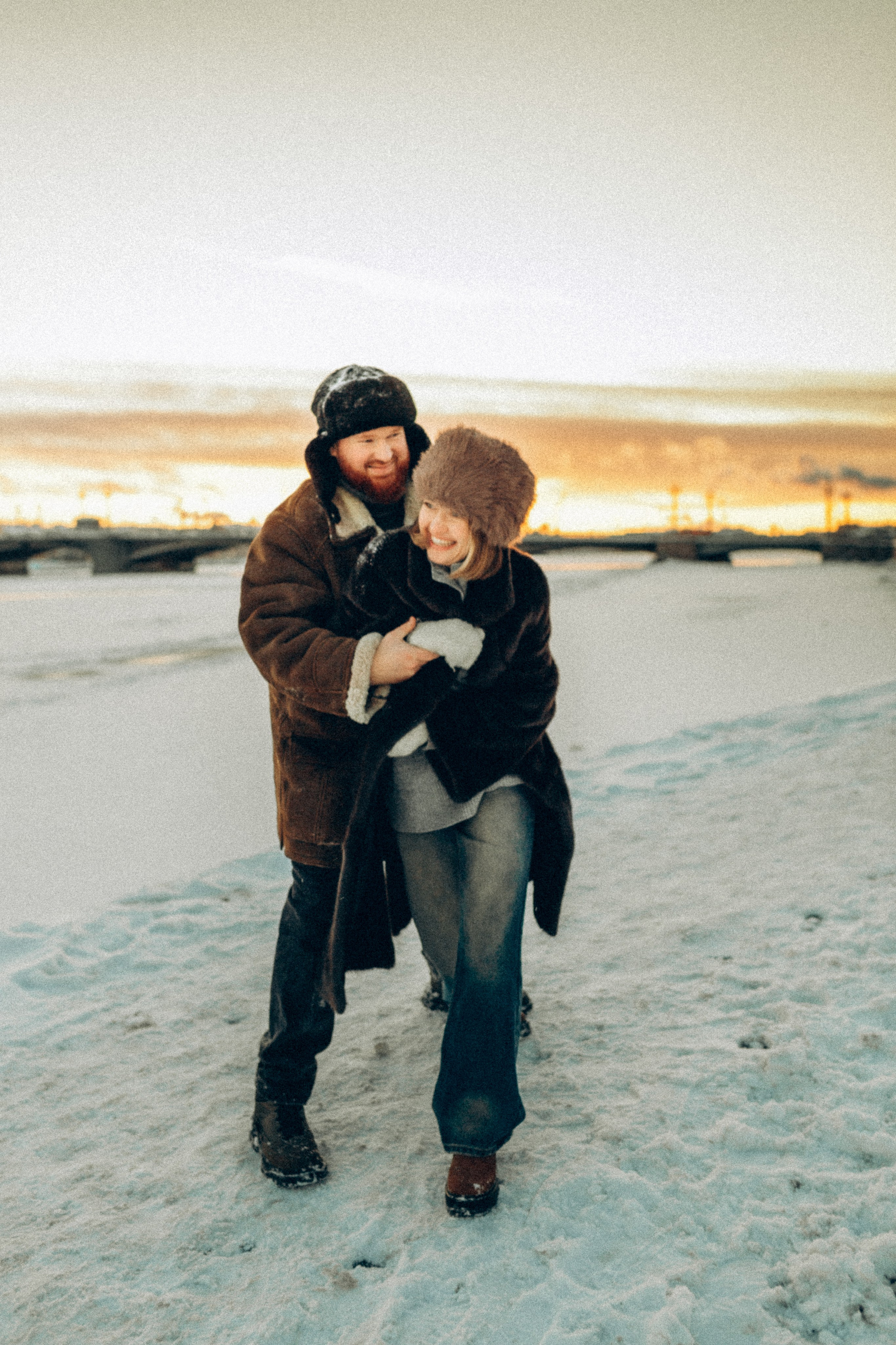 LoveStory зимняя. Фотограф Санкт-Петербург Князева Елизавета