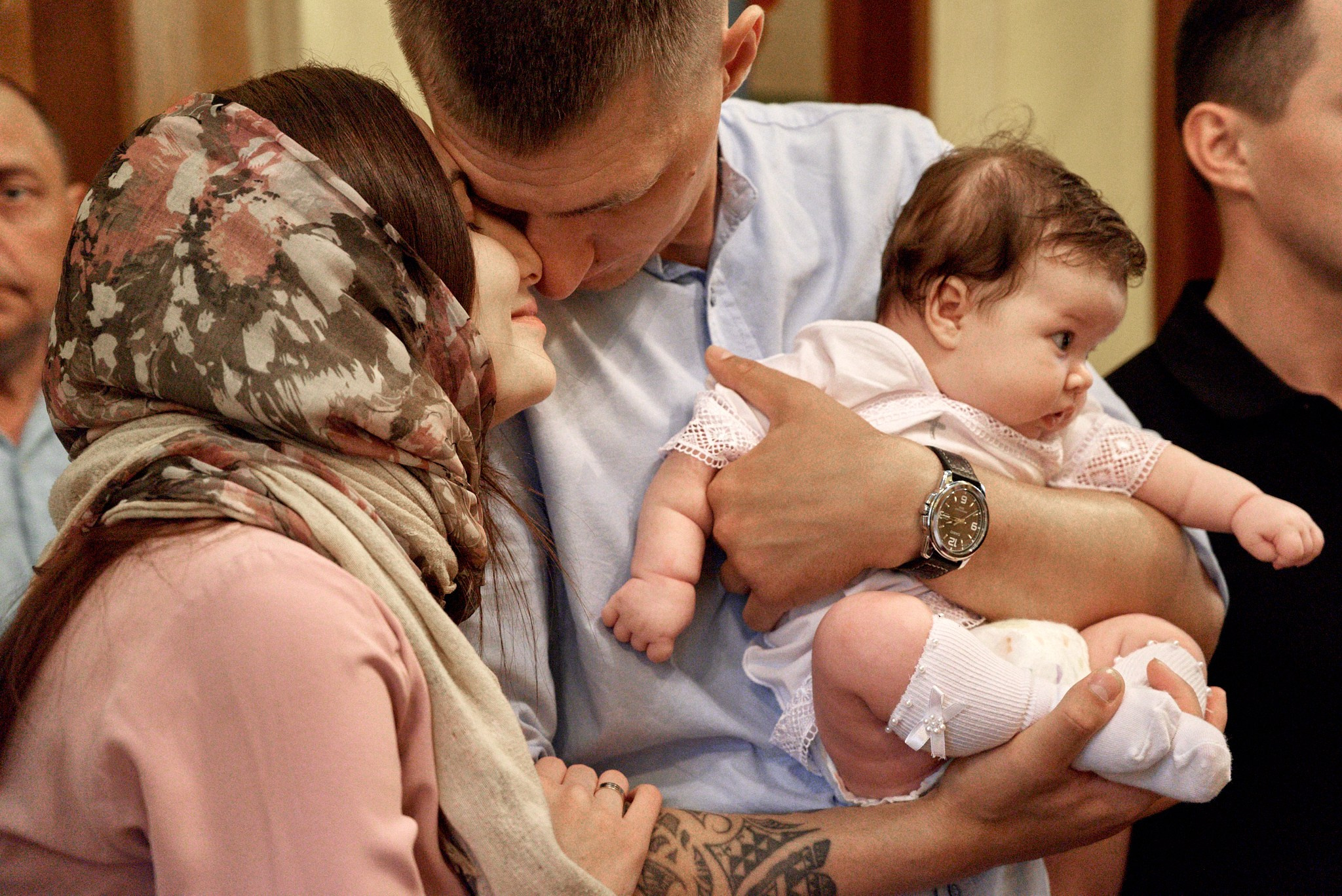 Фотосессия крещение Варвары