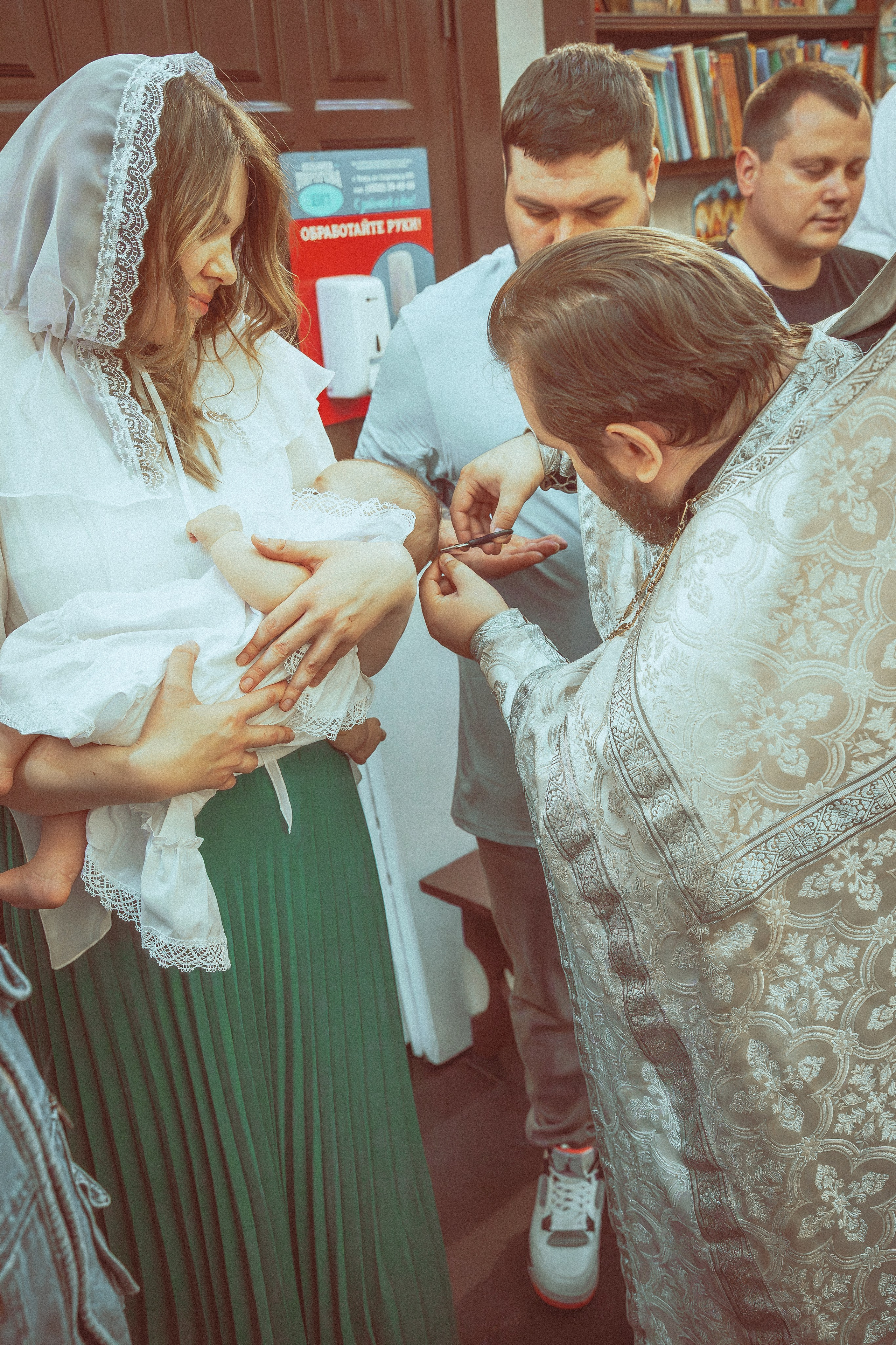 Крещение Анастасии в храме Михаила Тверского. Фотограф Евгений Егоров