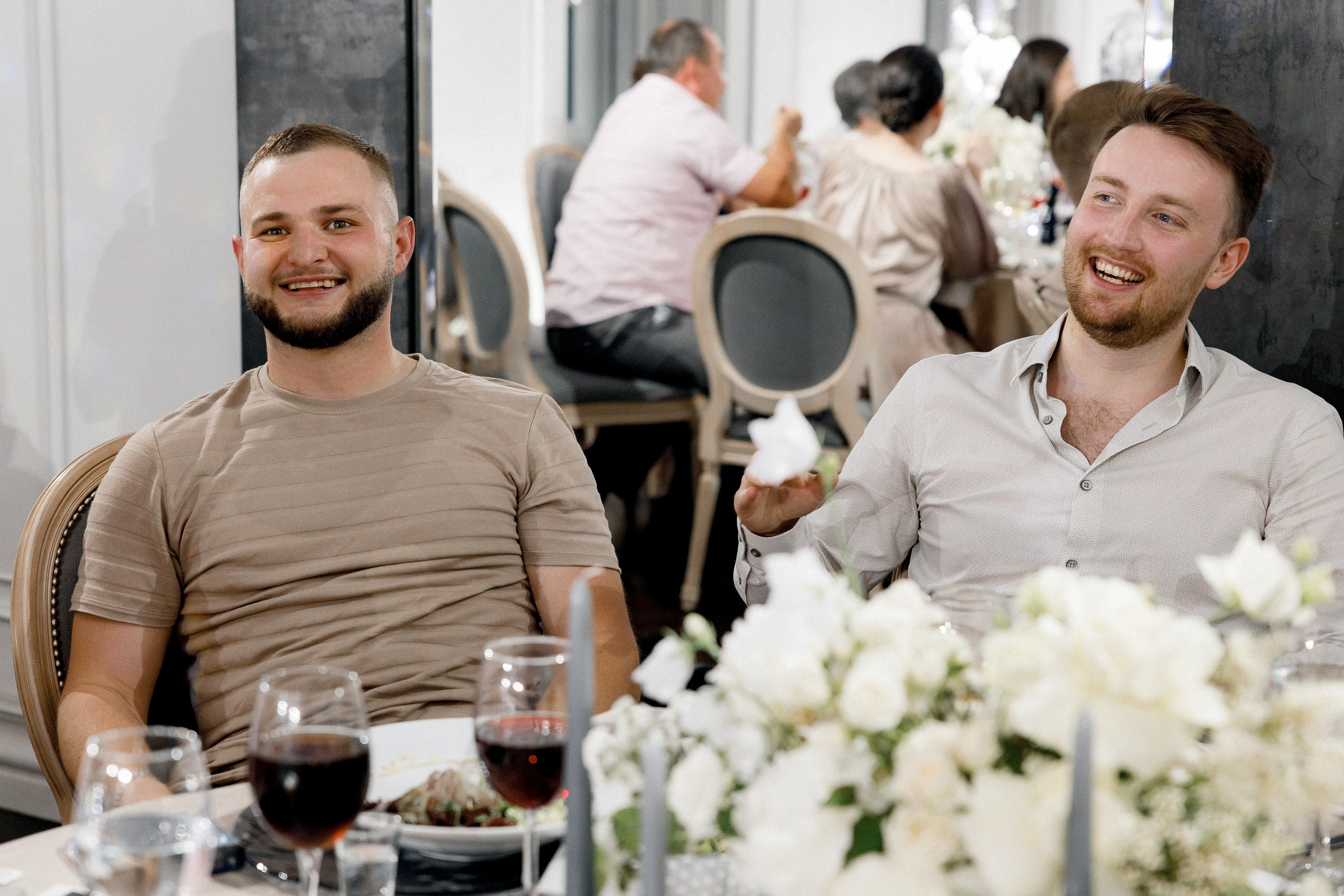 Свадебный ужин в Ресторане Michel на Красной Пресне. Свадебный фотограф в Москве и Санкт-Петербурге Денис Ходюков