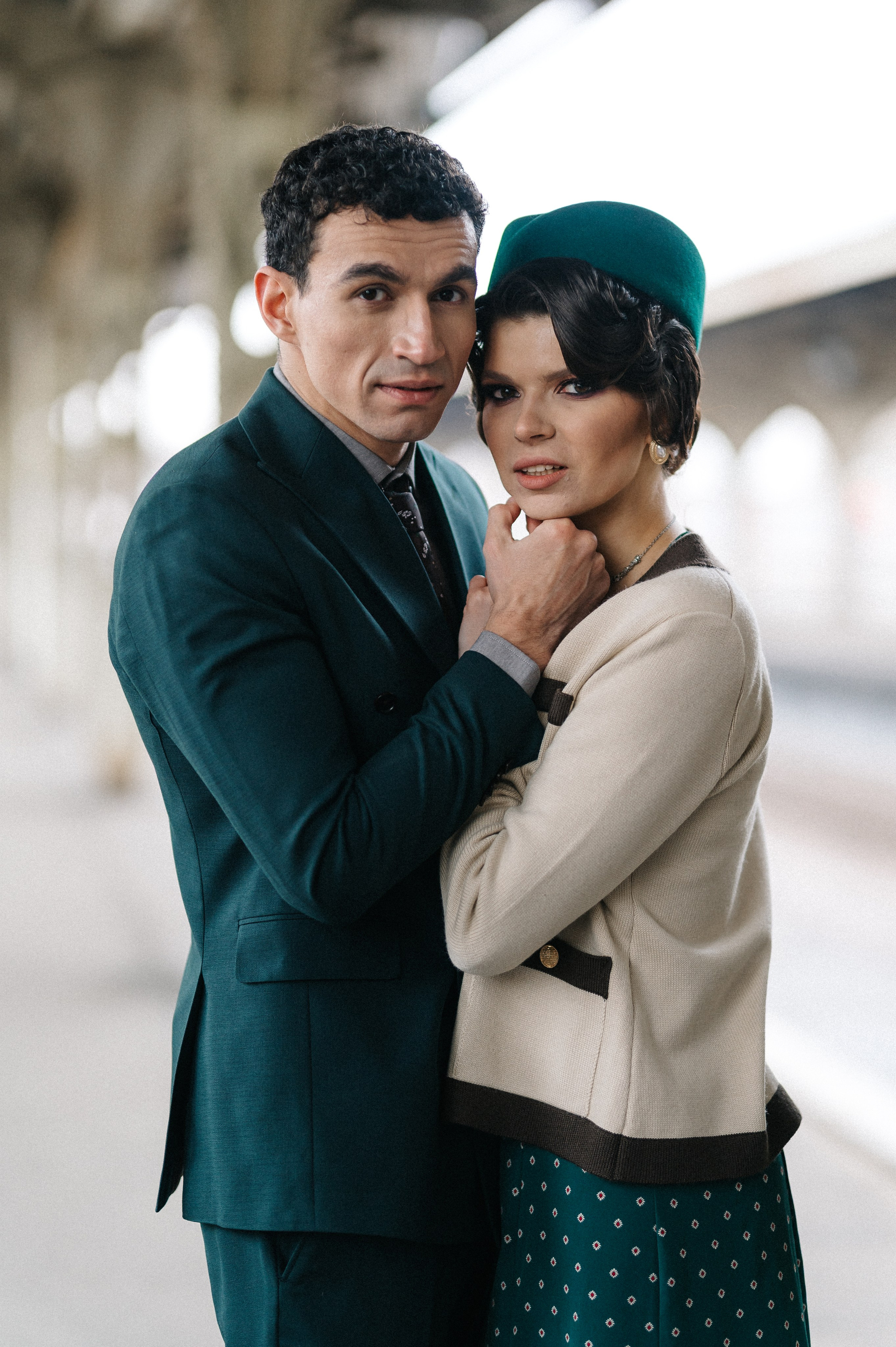 Фотосессия на Витебском вокзале в Санкт-Петербурге. Портретный фотограф Москва Светлана Кашура