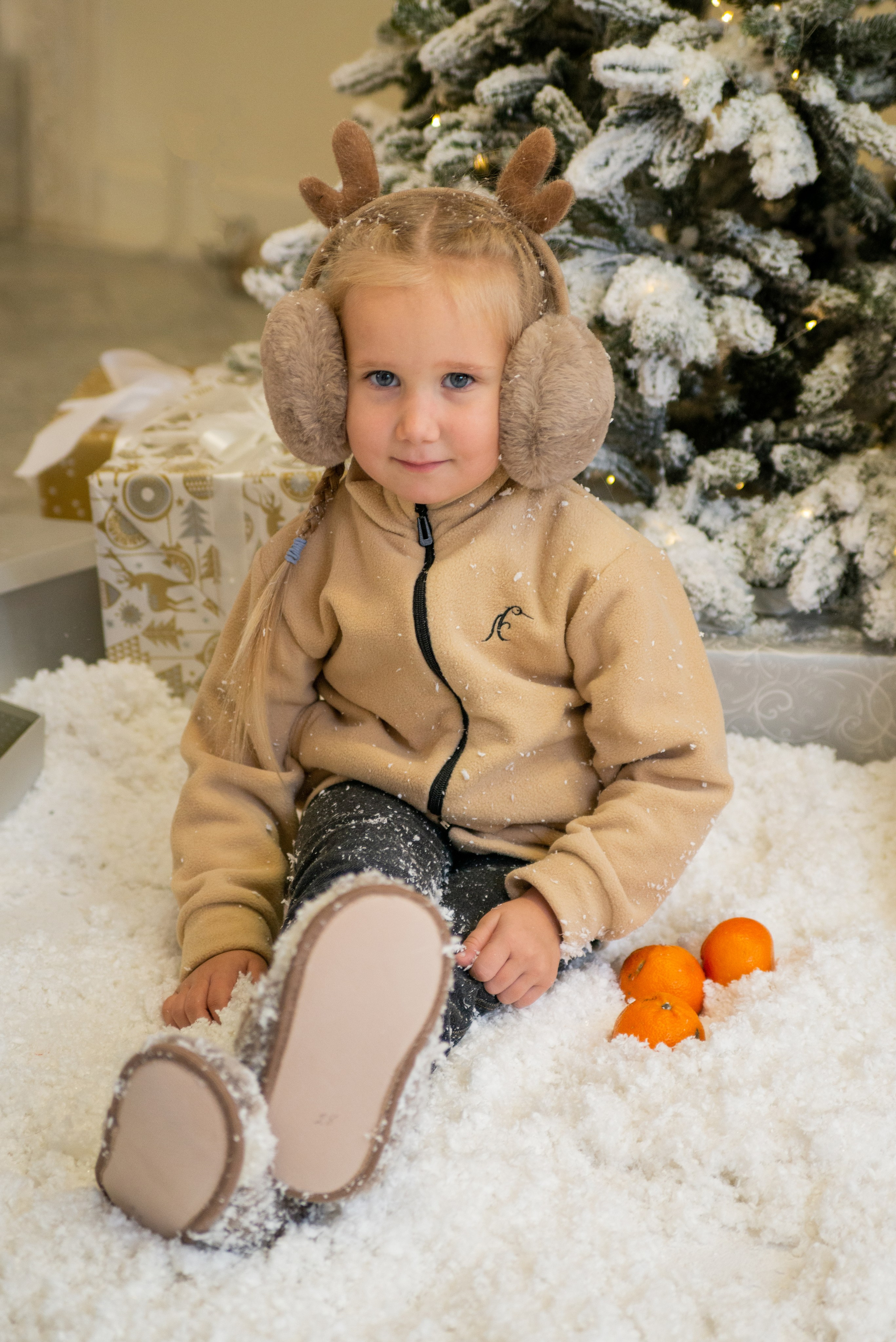 Дети в снежной студии. Фотограф и дизайнер в Москве Екатерина Лобачева