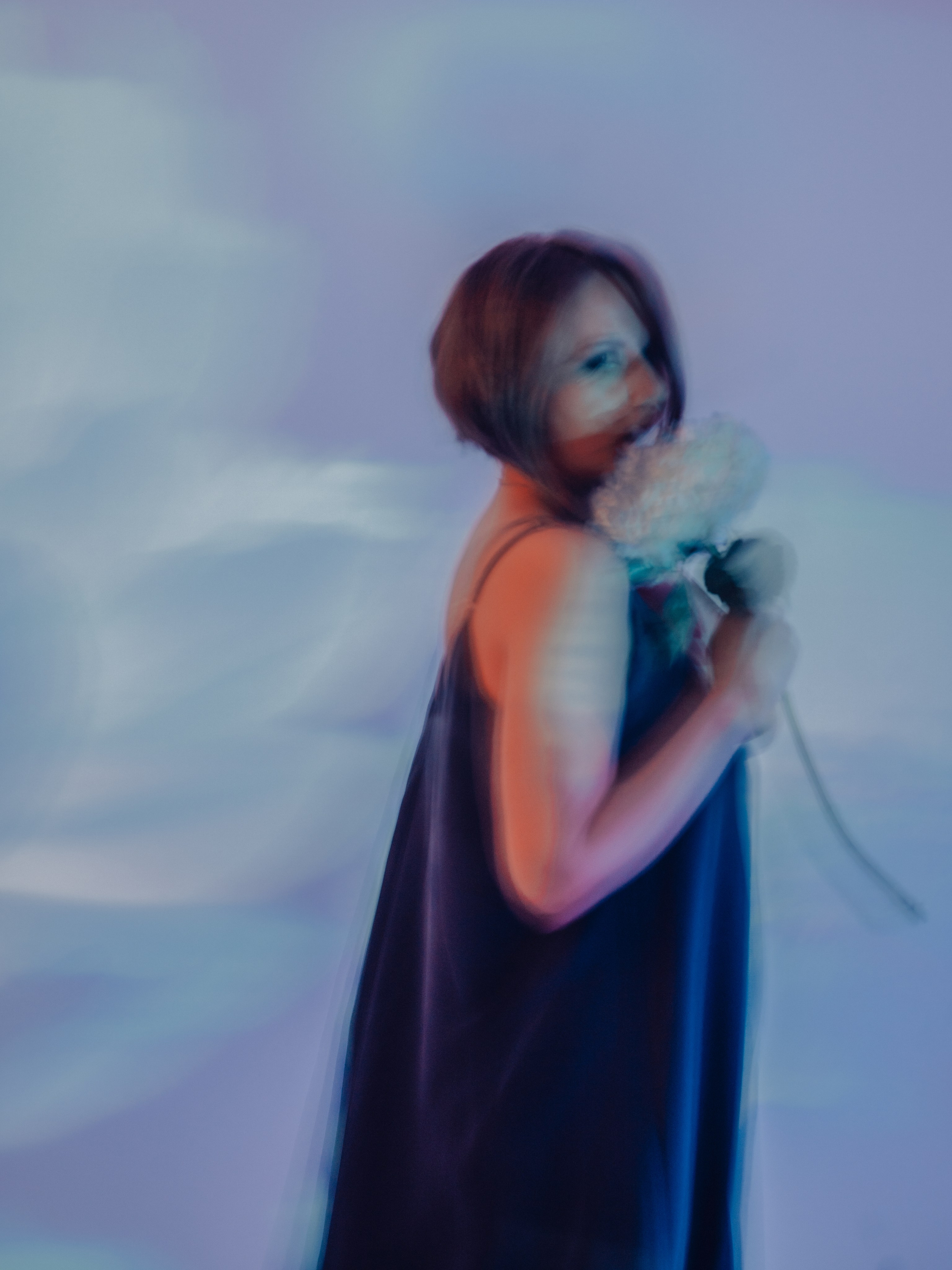 Портретная фотосессия с проектором в Санкт-Петербурге. Светлана Гопанюк. Портретный фотограф. Санкт-Петербург. СПб