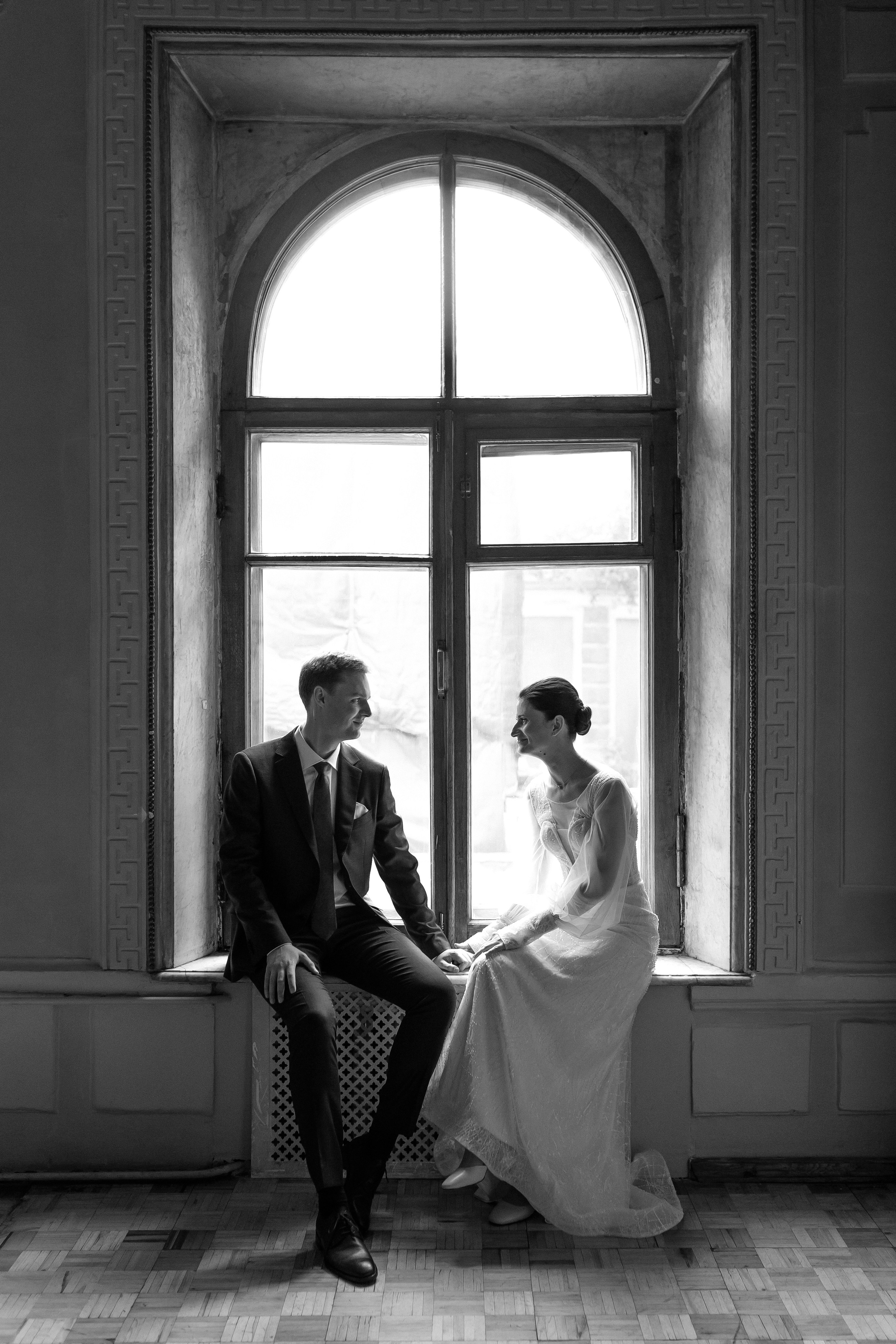 Свадебная фотосессия в особняке в Москве