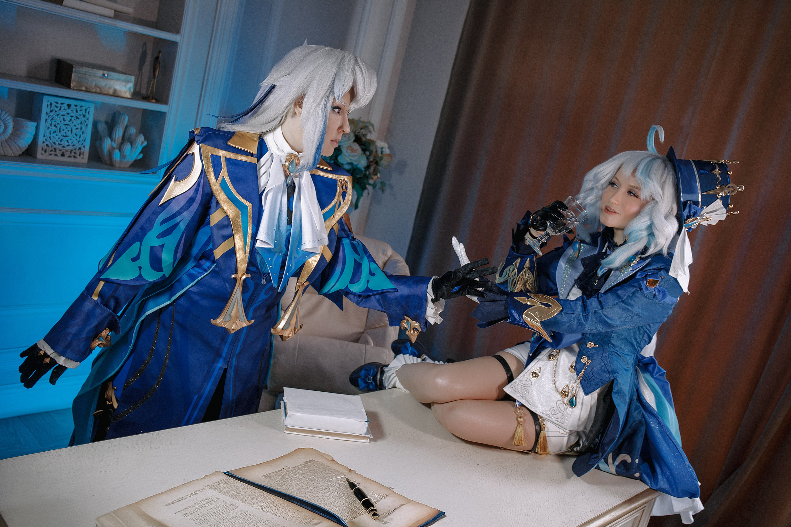 GENSHIN IMPACT: Neuvillette & Furina. Polaroud love