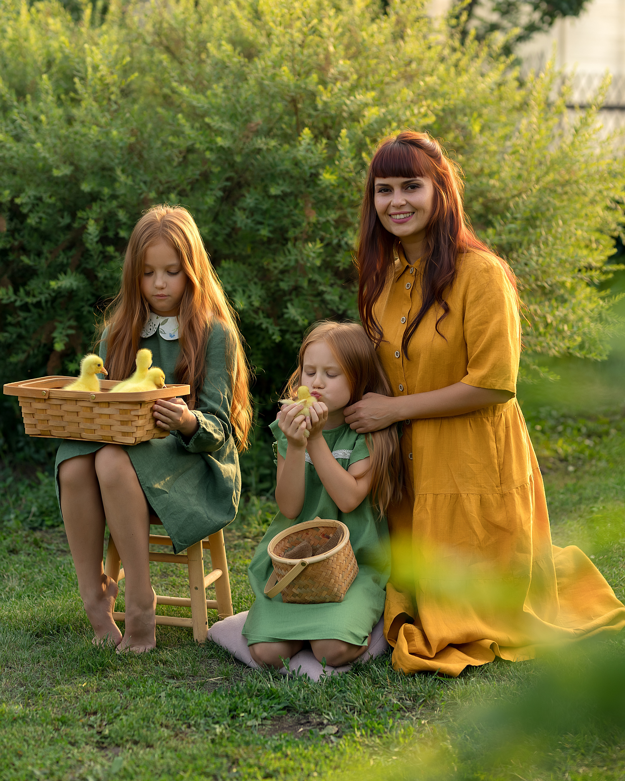 Семейная фотосессия с утятами. Детский и семейный фотограф в Челябинске Мандрикова Светлана