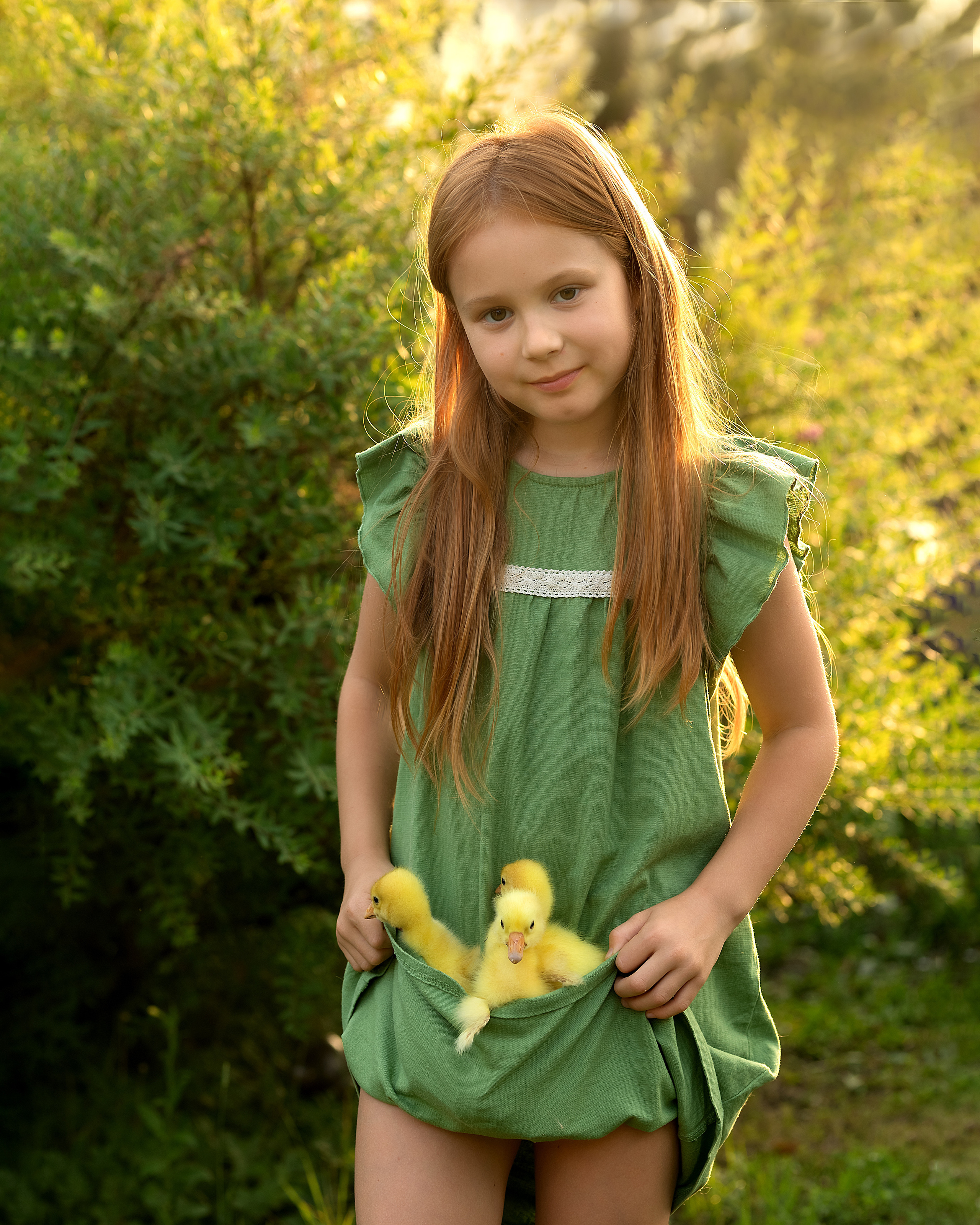 Семейная фотосессия с утятами. Детский и семейный фотограф в Челябинске Мандрикова Светлана