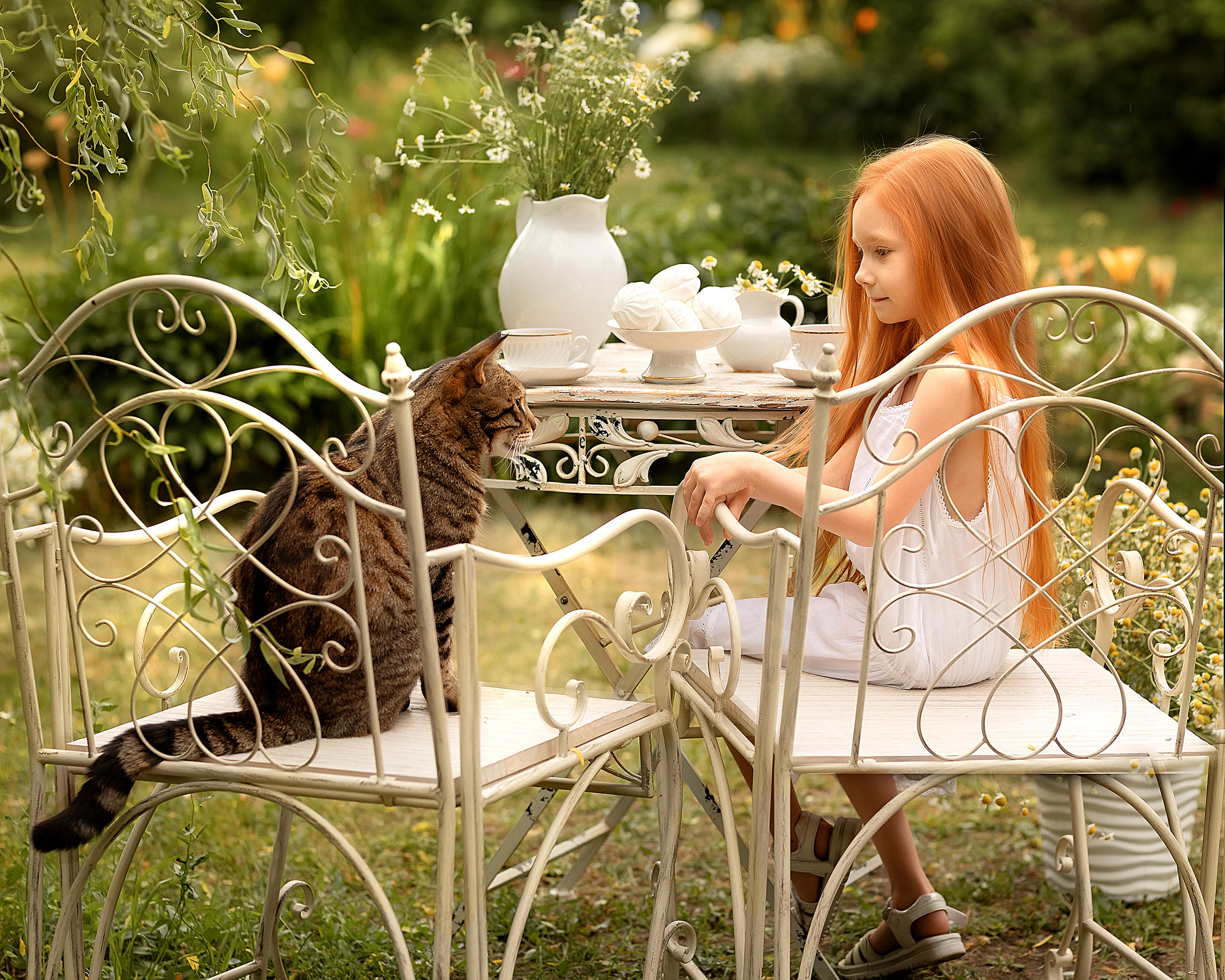 Светлана и Вика (ромашки). Детский и семейный фотограф в Челябинске Мандрикова Светлана