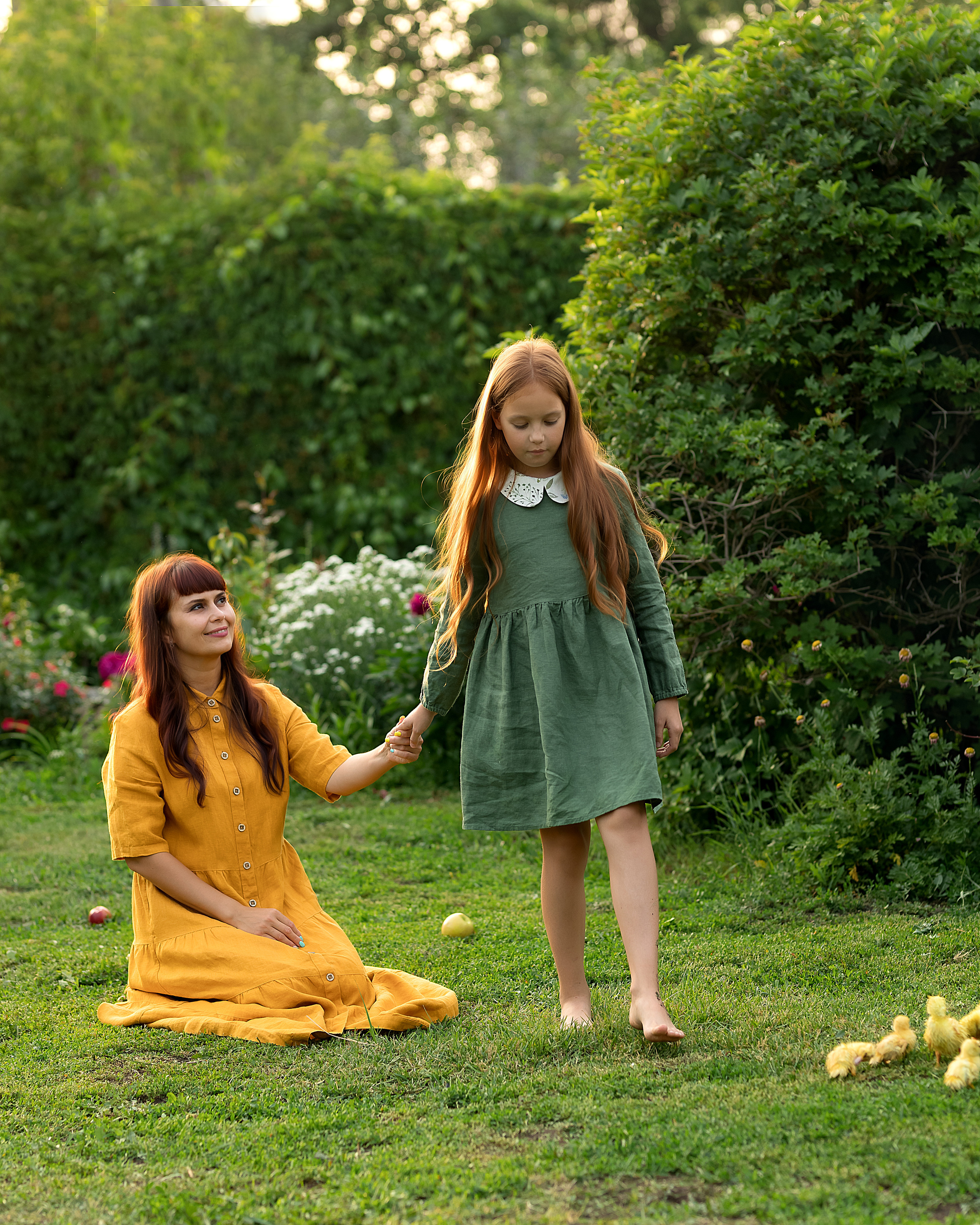 Семейная фотосессия с утятами. Детский и семейный фотограф в Челябинске Мандрикова Светлана