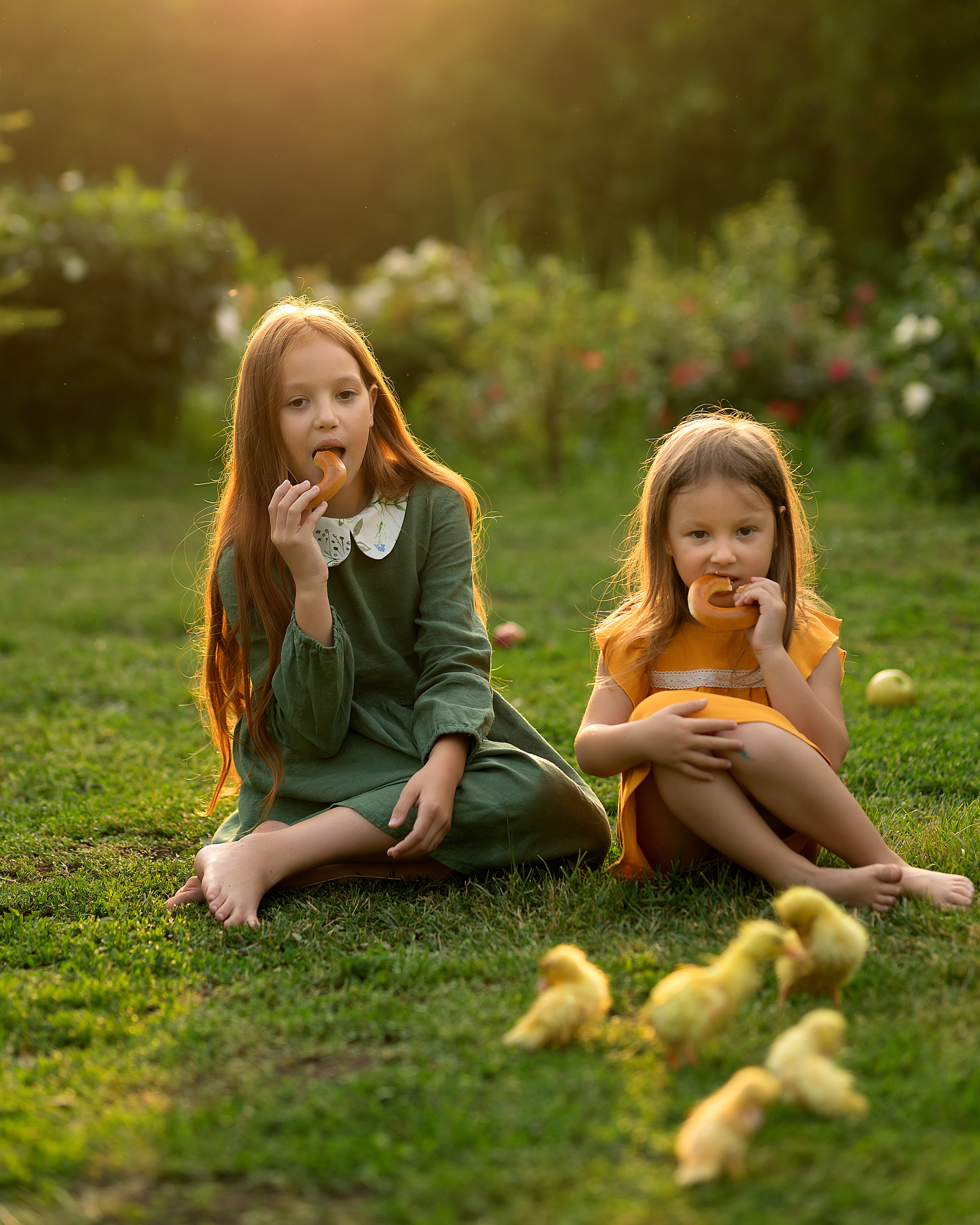 Семейная фотосессия с утятами. Детский и семейный фотограф в Челябинске Мандрикова Светлана