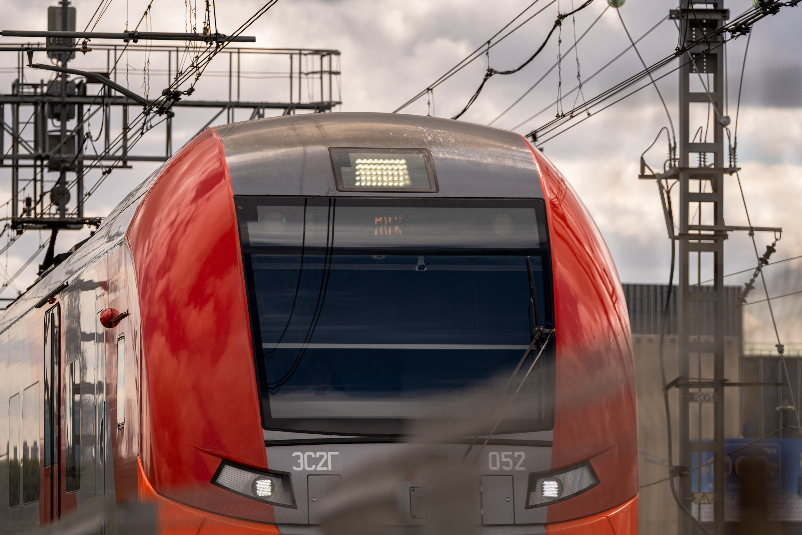 Кабина поезда МЦК в Москве