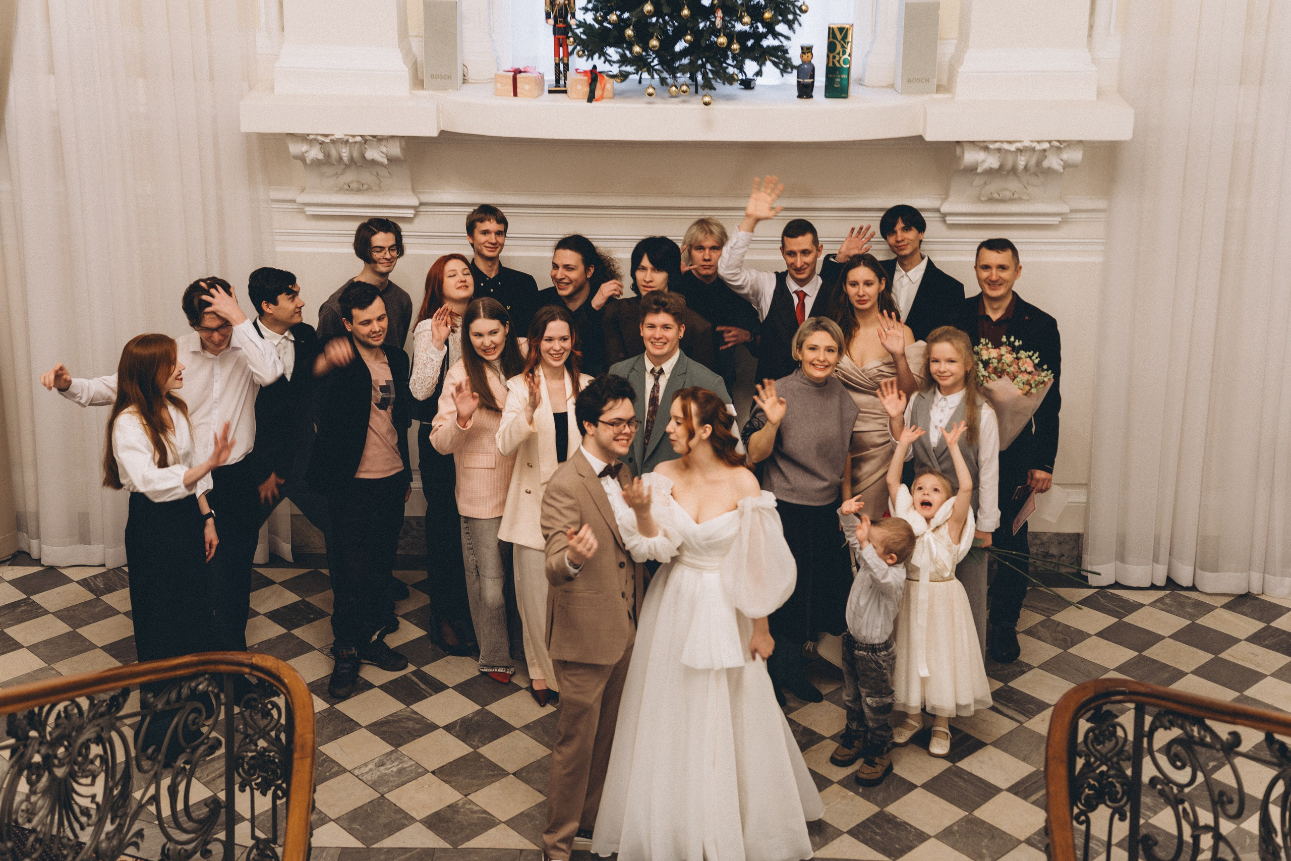 СВАДЕБНАЯ СЬЕМКА ВО ВТОРОМ ДВОРЦЕ С ГОСТЯМИ И ПРОГУЛКА В ТАВРИЧЕСКОМ САДУ. Профессиональный фотограф, Санкт-Петербург — Виктория Богомолова