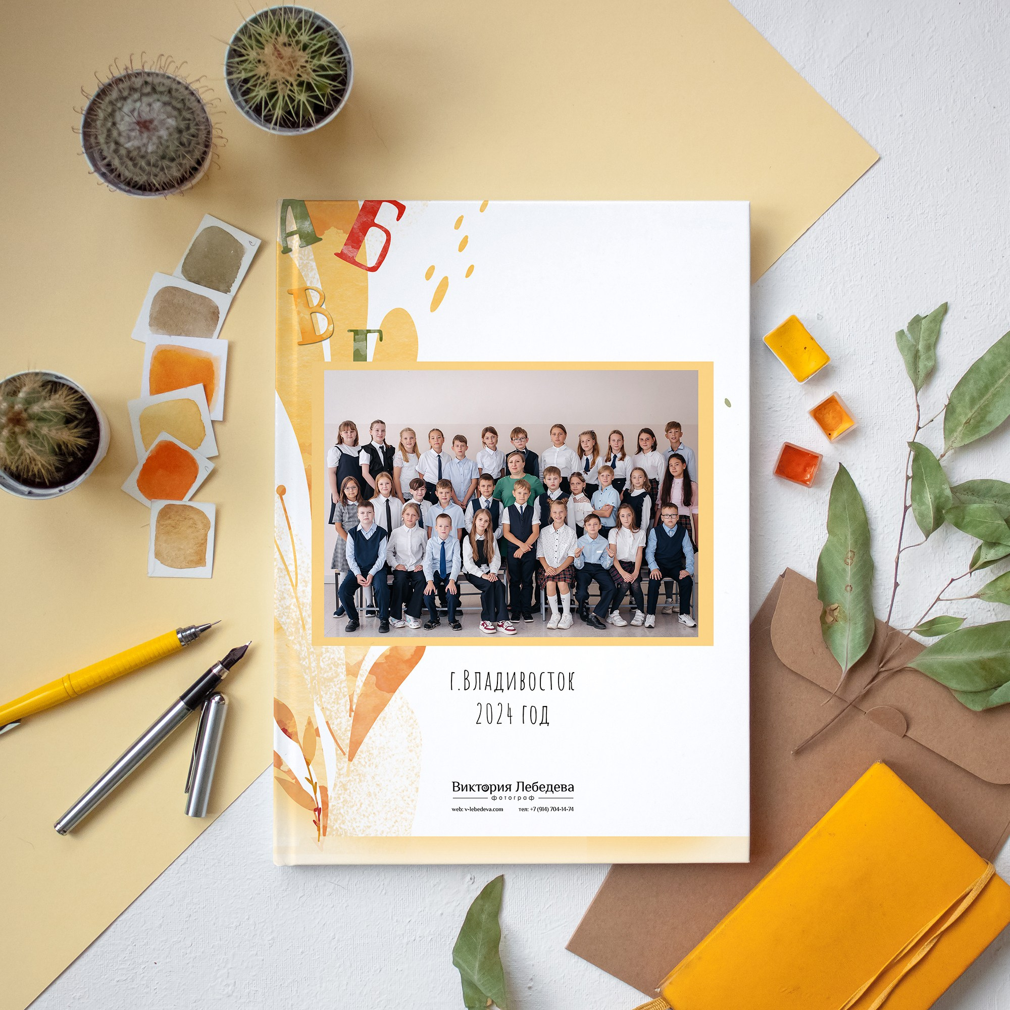 Дизайн альбомов Школа. Детский и Школьный фотограф во Владивостоке. Выпускные альбомы