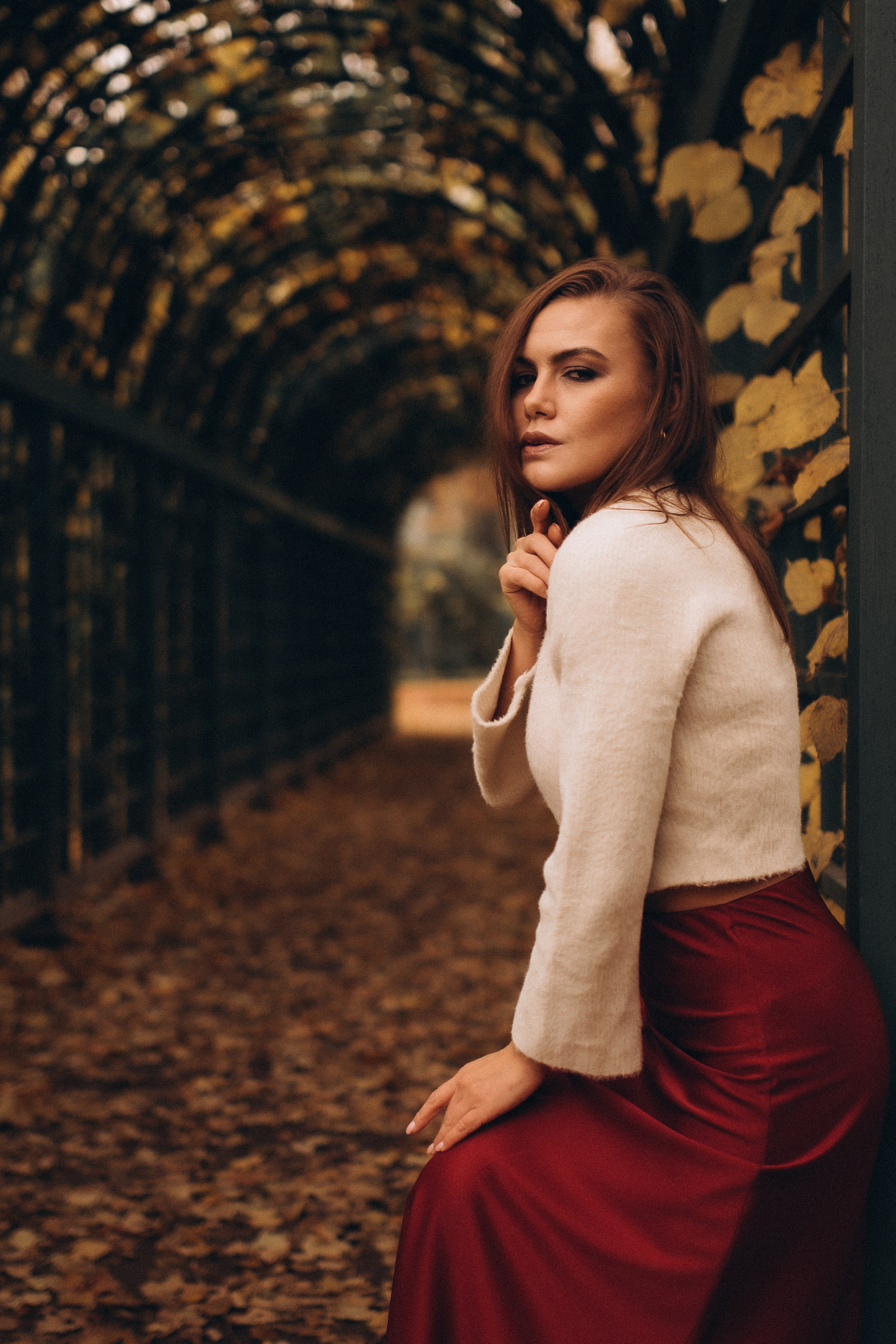 Осенняя индивидуальная фотопрогулка летний сад. Фотограф ПИТЕР СПБ Надежда Баранова