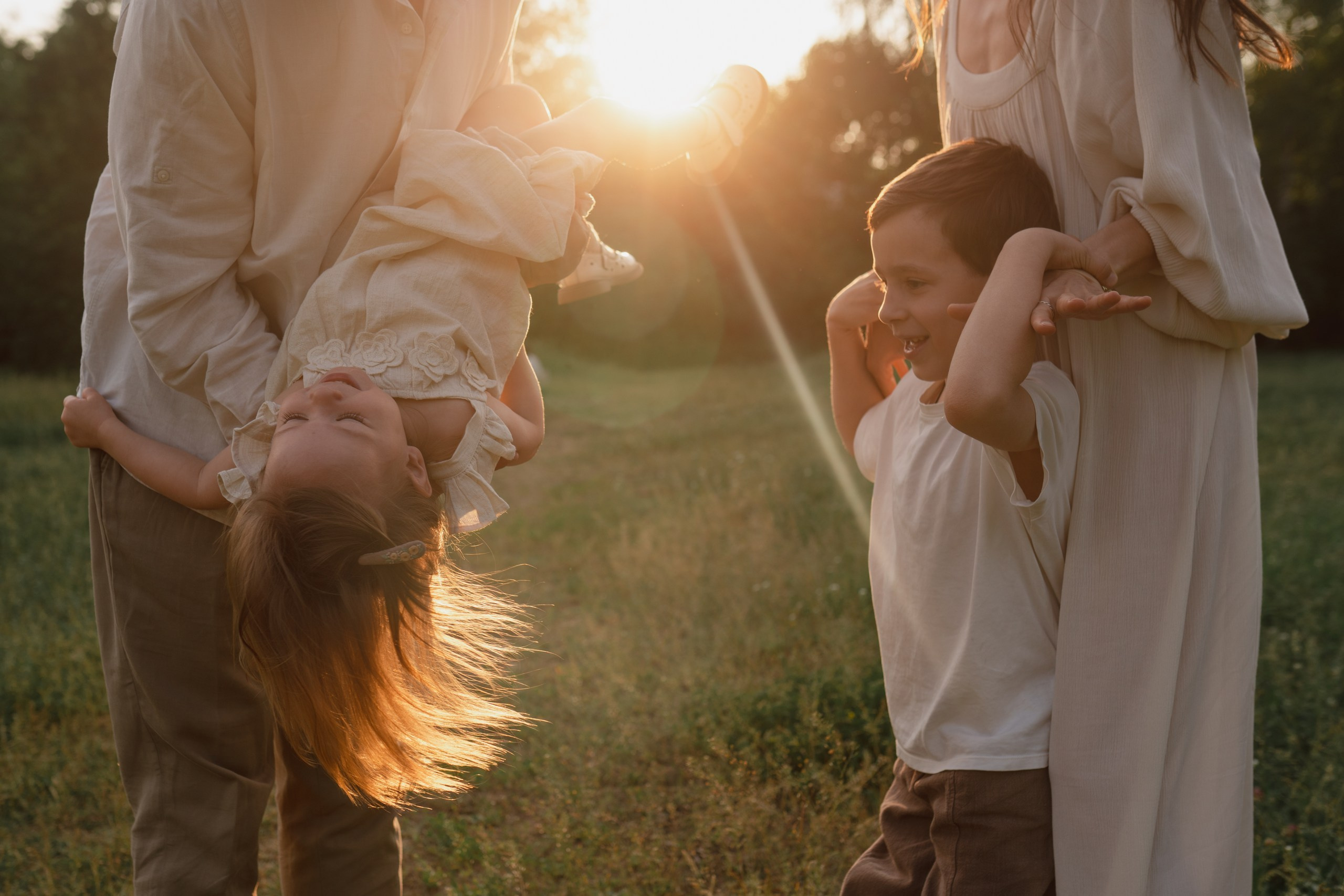 Лена, Сережа, Миша и София. Семейный фотограф в Москве Лилия Лебедева