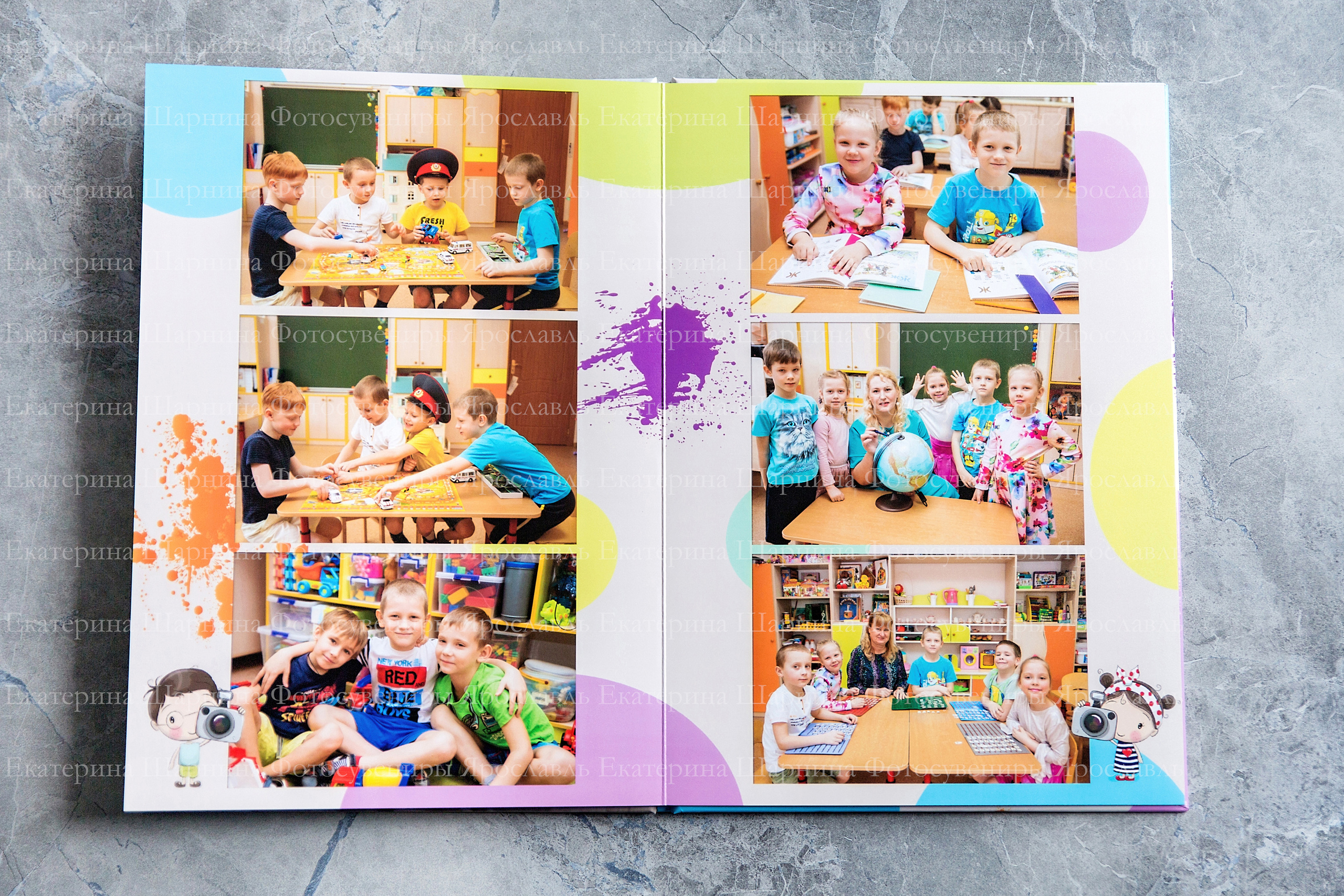 Выпускные альбомы для детских садов. Семейный фотограф Ярославль Екатерина Охлопкова