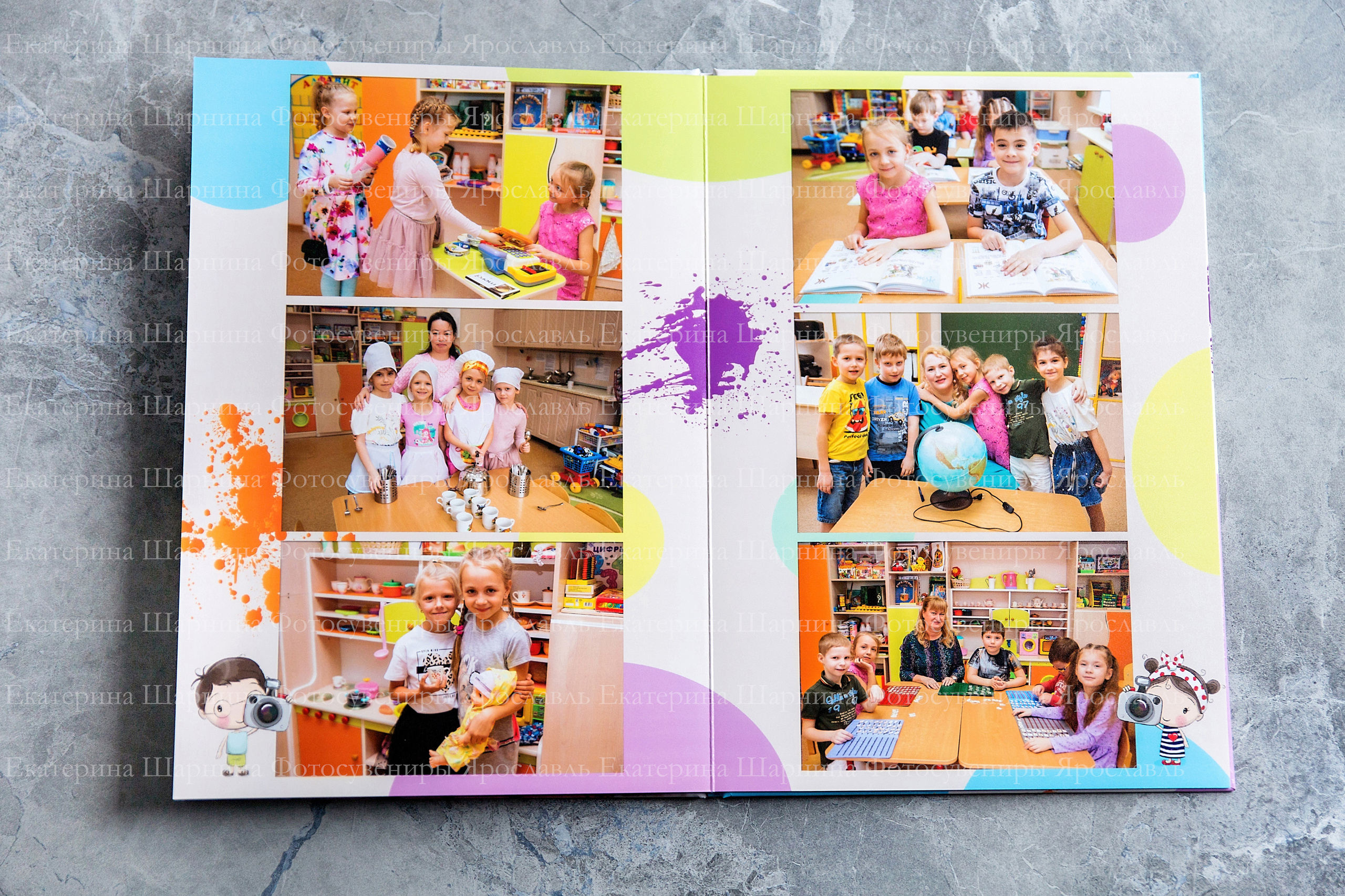 Выпускные альбомы для детских садов. Семейный фотограф Ярославль Екатерина Охлопкова