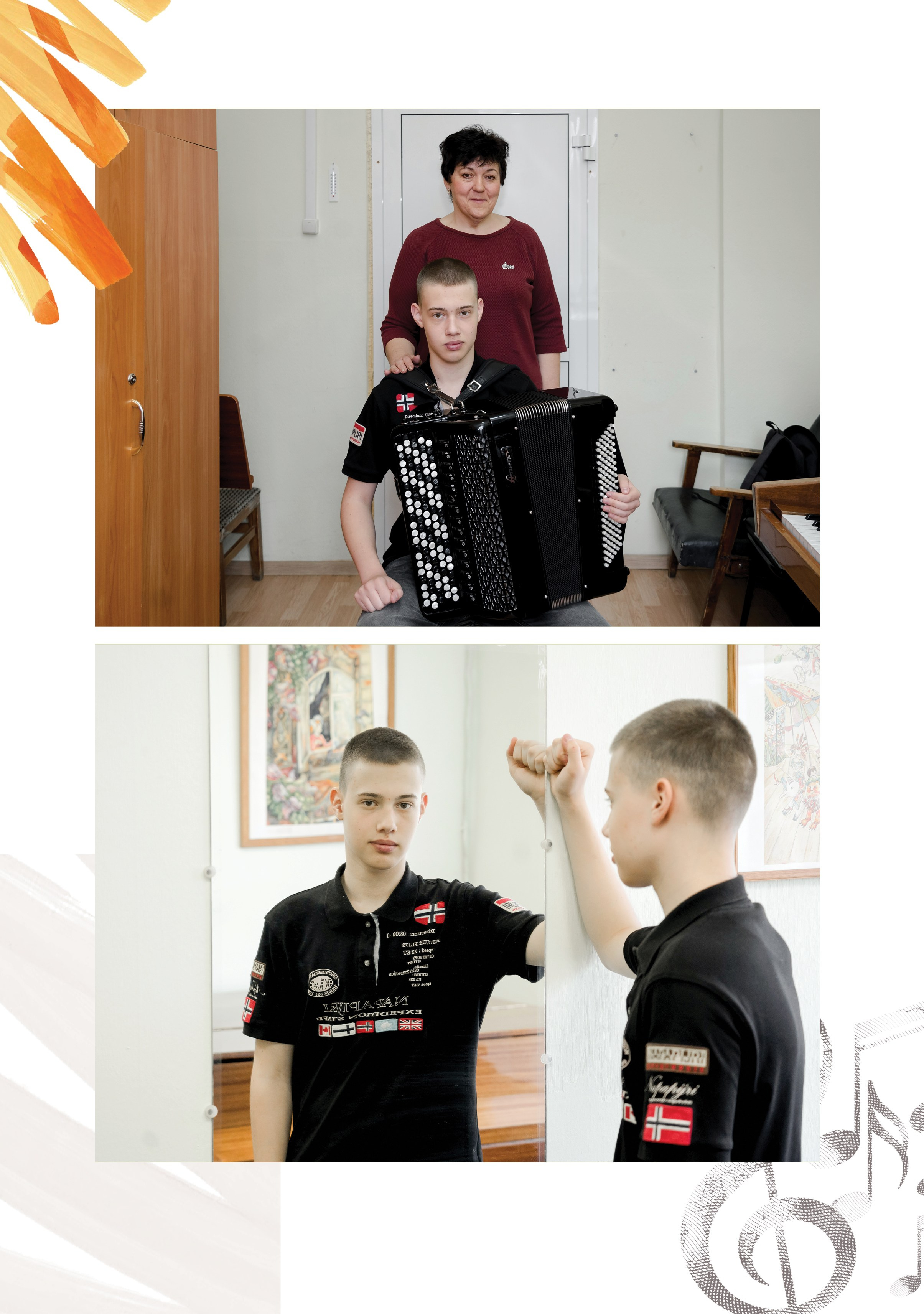 Альбом для учителя 2ой группы музыкальной школы. Фабрика выпускных альбомов