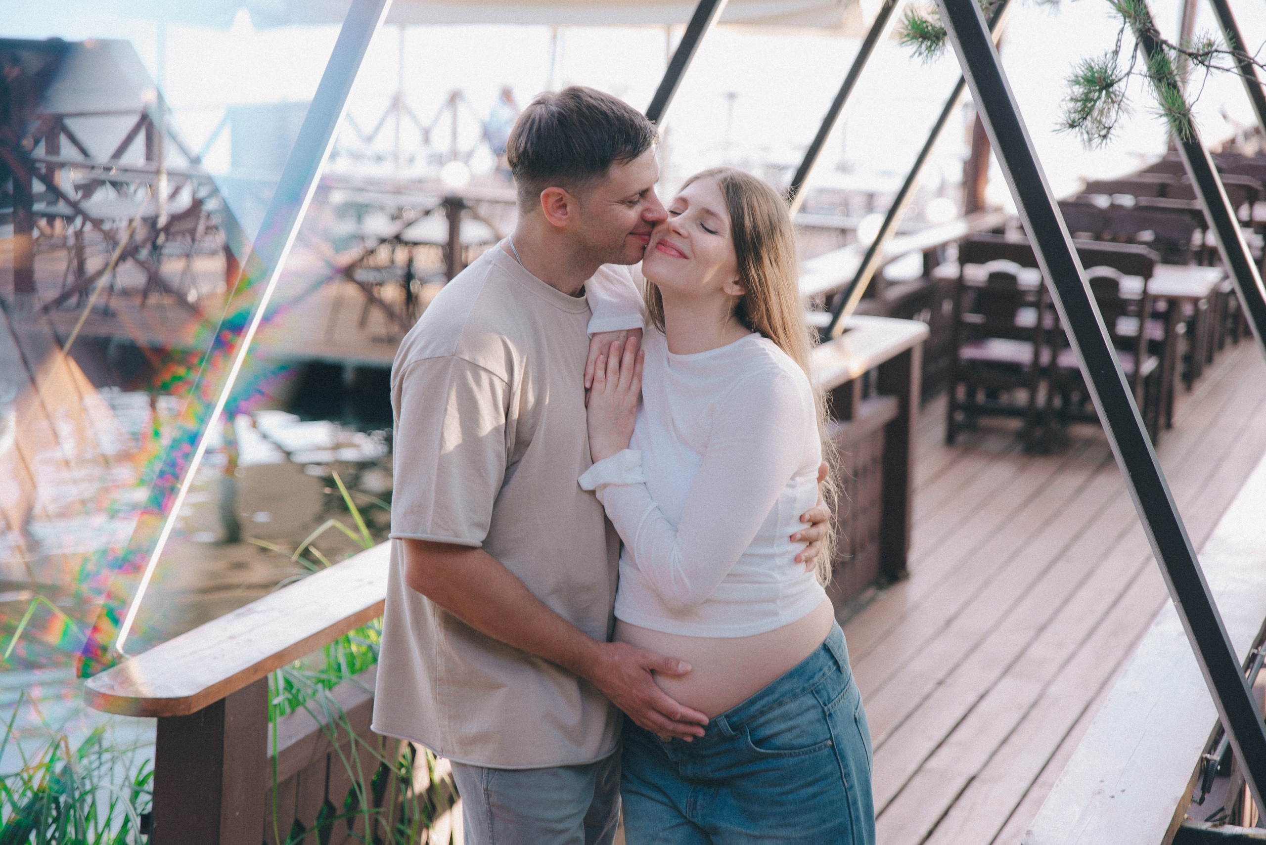 Фотосессия пары на берегу. Семейный фотограф в Миассе Ольга Широковская