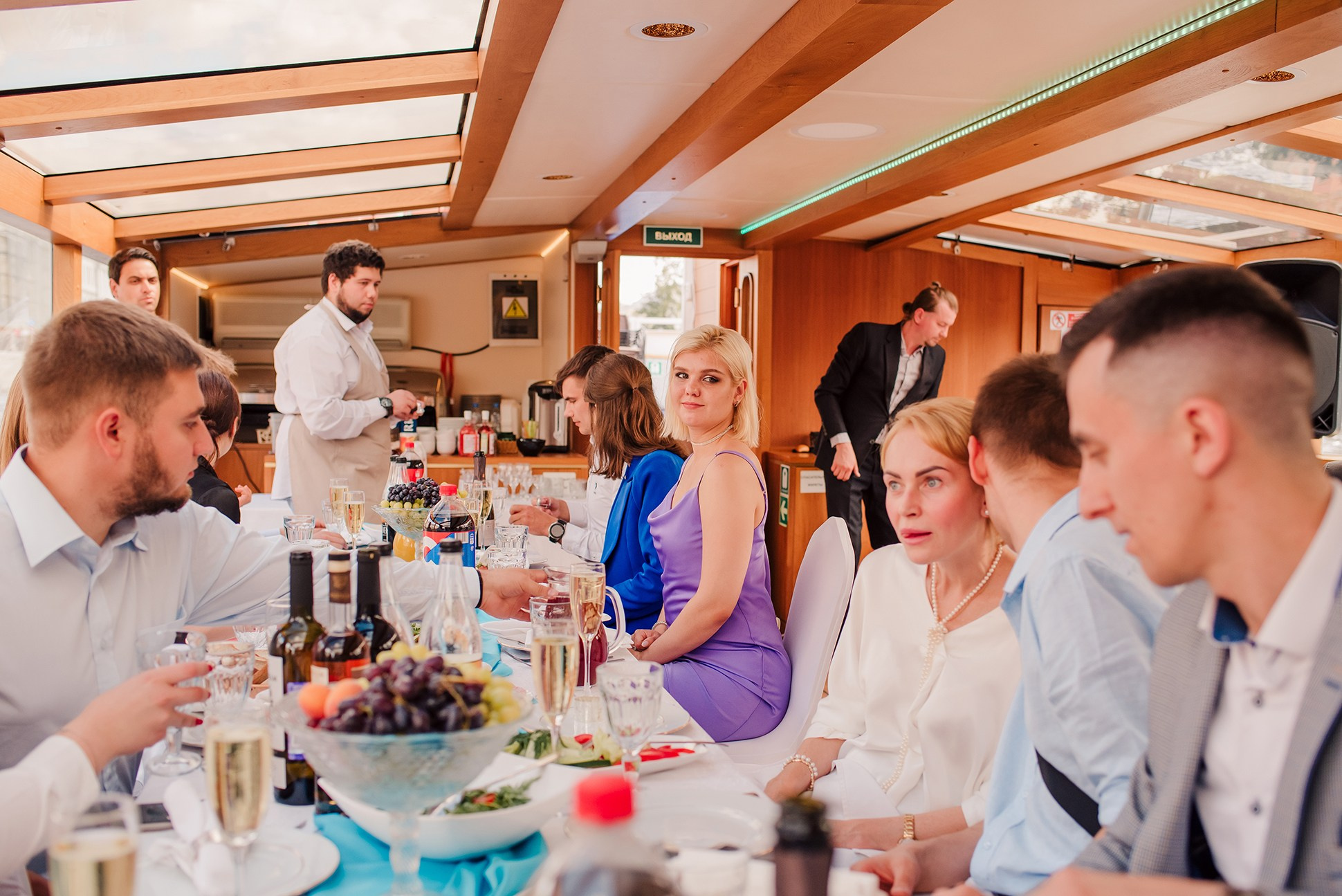 Юля и Андрей. Банкет на воде. Семейный и Свадебный фотограф. Санкт-Петербург. Пушкин