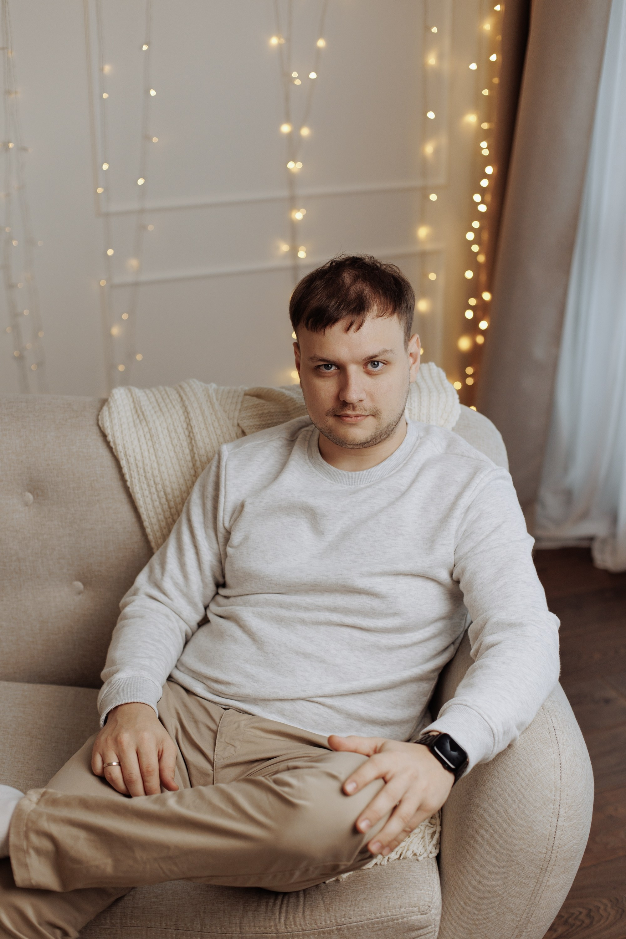 Семейная фотосессия «студия». Свадебный фотограф