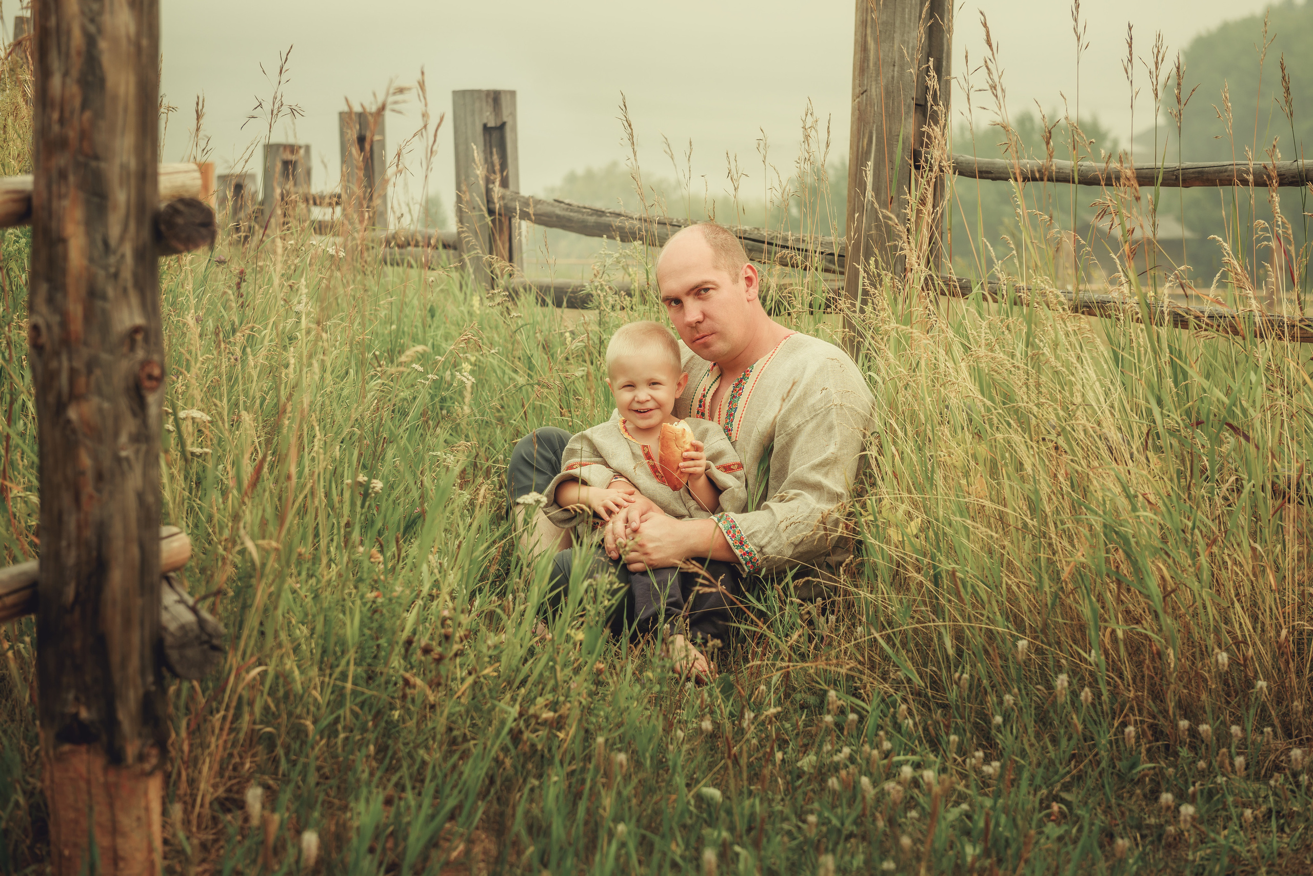 Семейная фотосессия на природе. Семейный фотограф в Братске Маклакова Татьяна