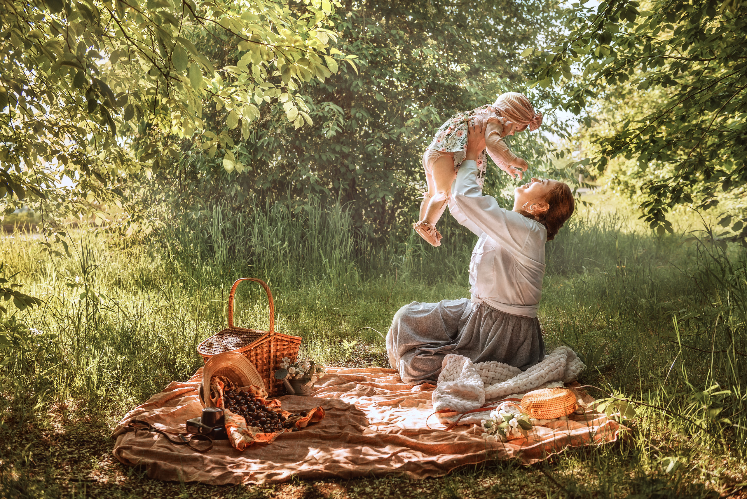 Семейная фотосессия на природе. Семейный фотограф в Братске Маклакова Татьяна