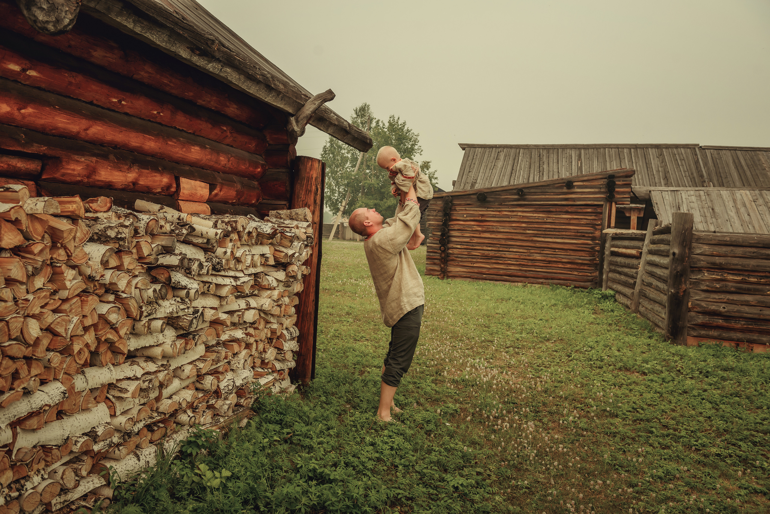 Семейная фотосессия на природе. Семейный фотограф в Братске Маклакова Татьяна