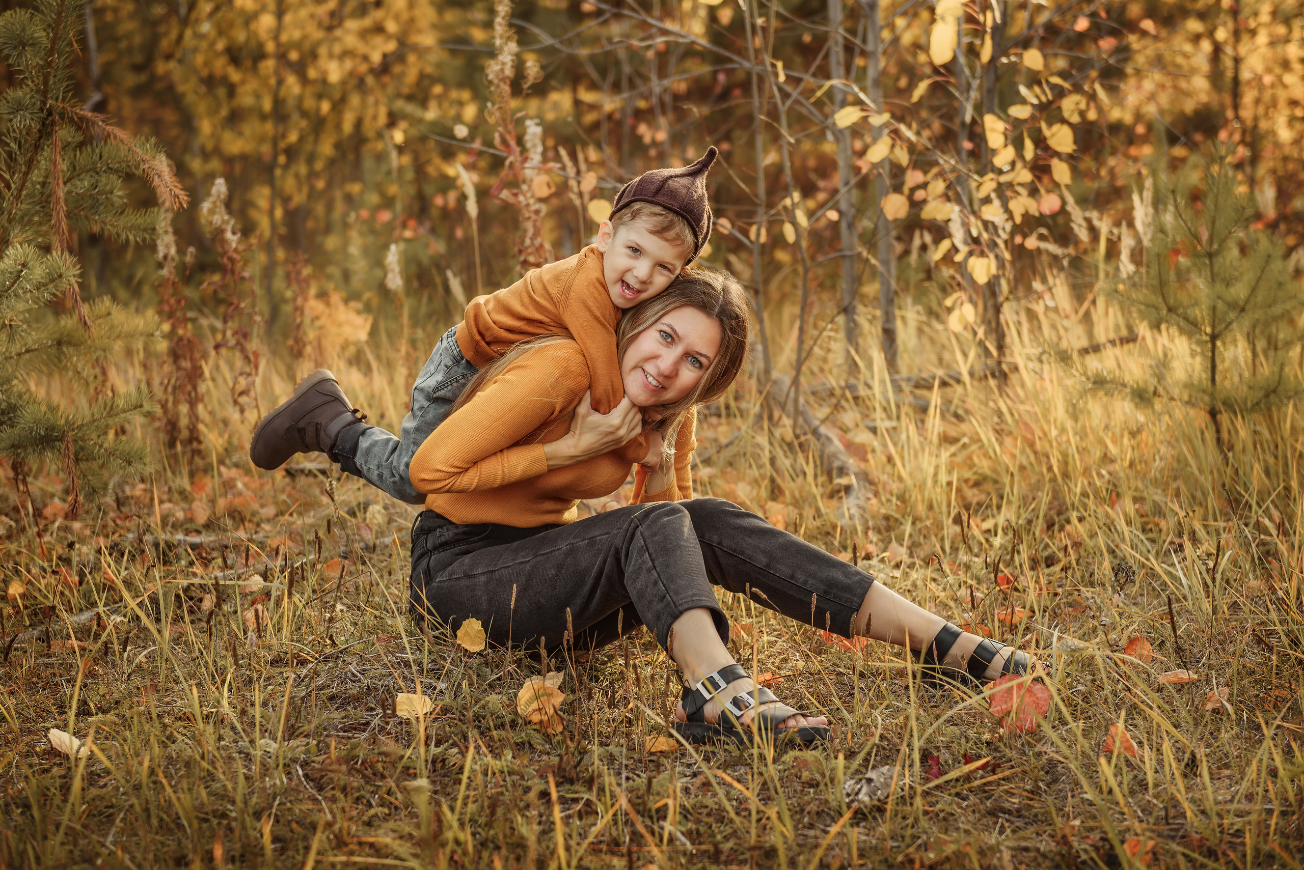 Семейная фотосессия на природе. Семейный фотограф в Братске Маклакова Татьяна