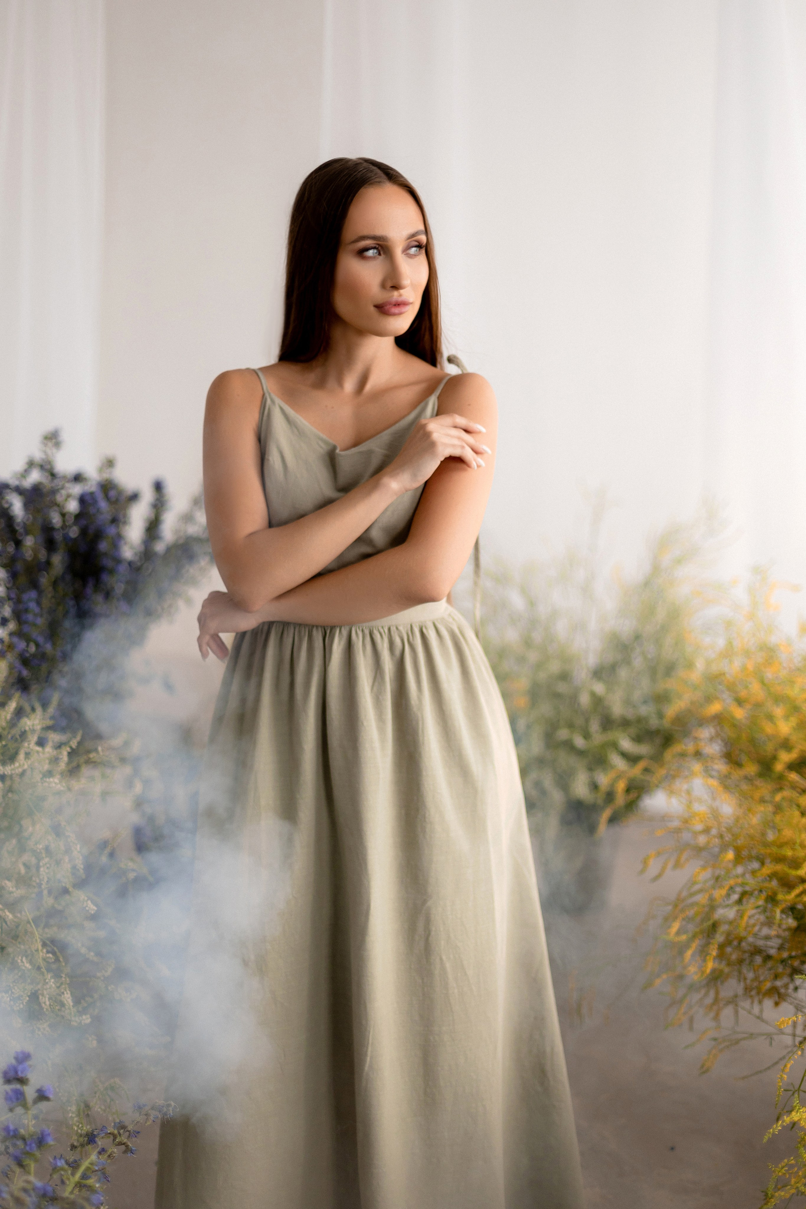 Анастасия, съёмка в полевых цветах. Свадебный и портретный фотограф в Миассе Филиппенко Дарья