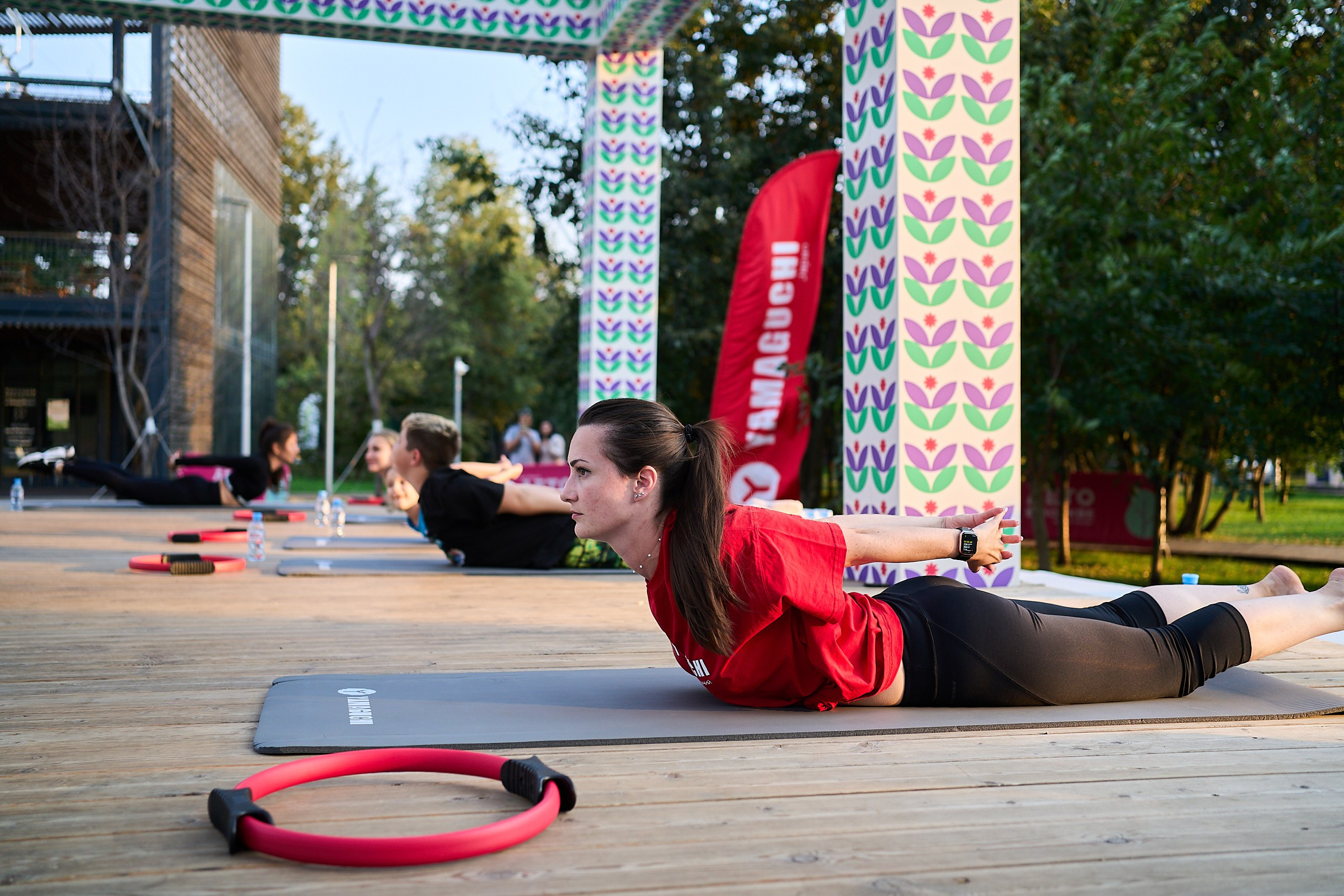 Yamaguchi / открытая тренировка «в стиле Пилатес». Фотограф и Видеограф в Москве. Олег Корушев