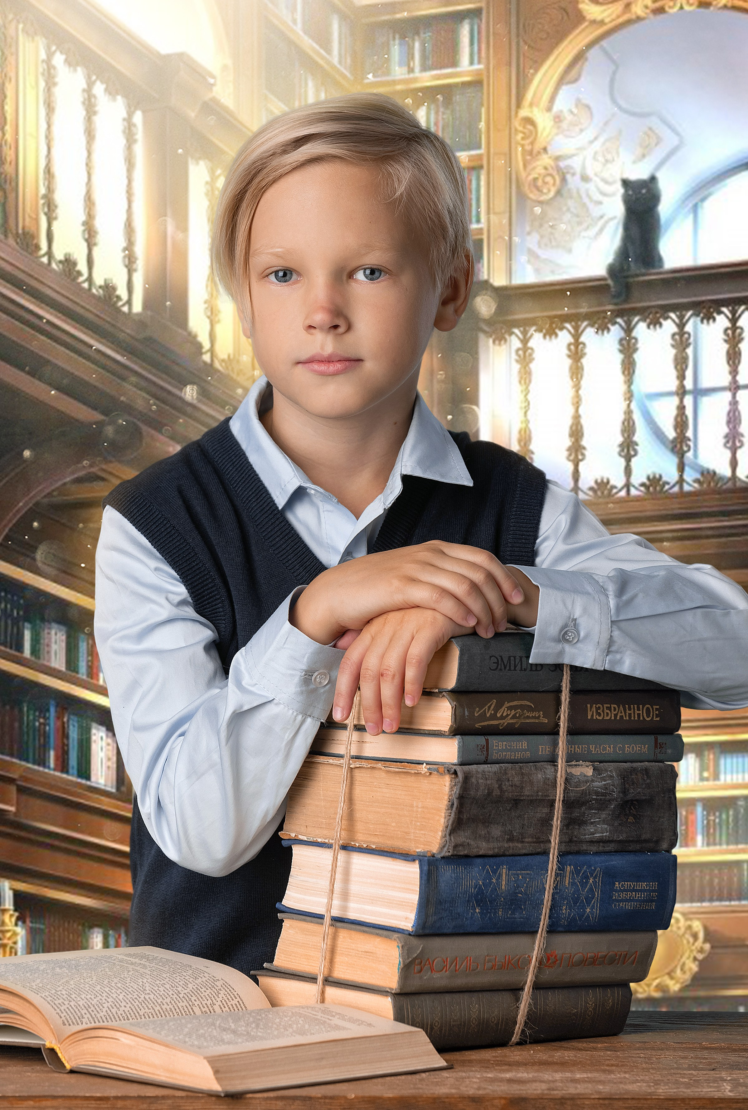Библиотека. Лучший детский и портретный фотограф в Новосибирске Александр Якименко/ Детский, Портретный фотограф, обучение фотографии