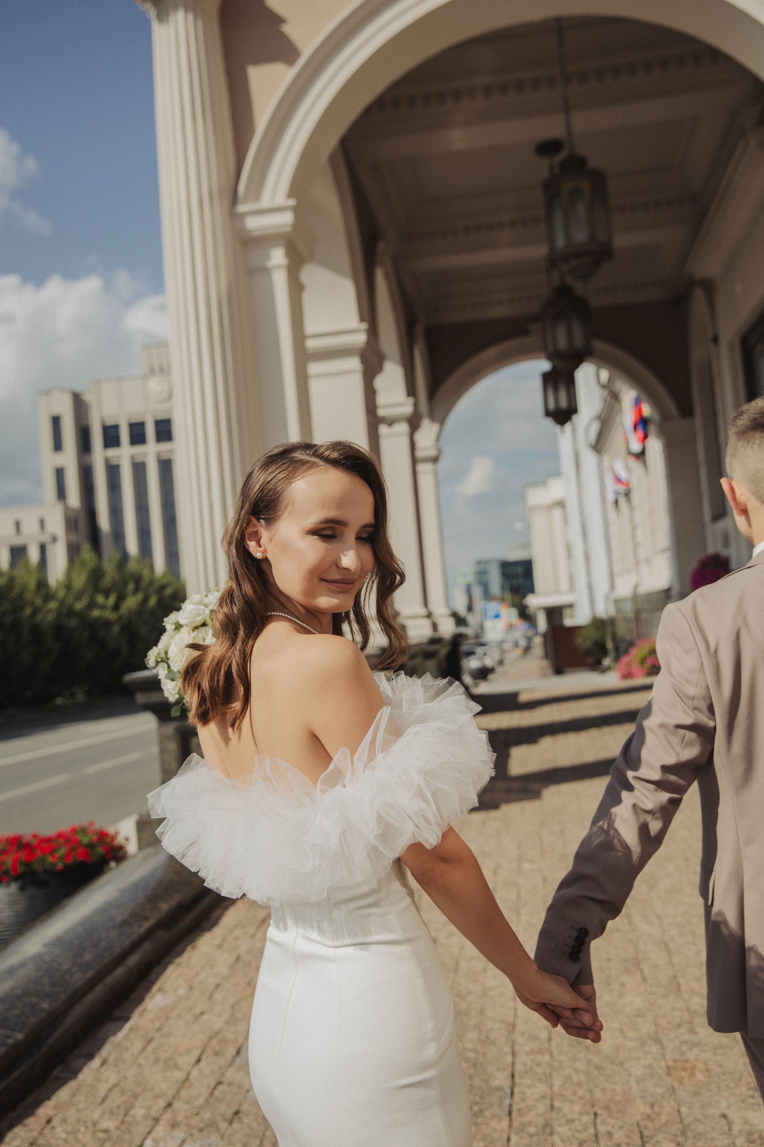 Свадебная прогулка Андрея и Анастасии. Портретный фотограф в Казани Алёна Евсеева