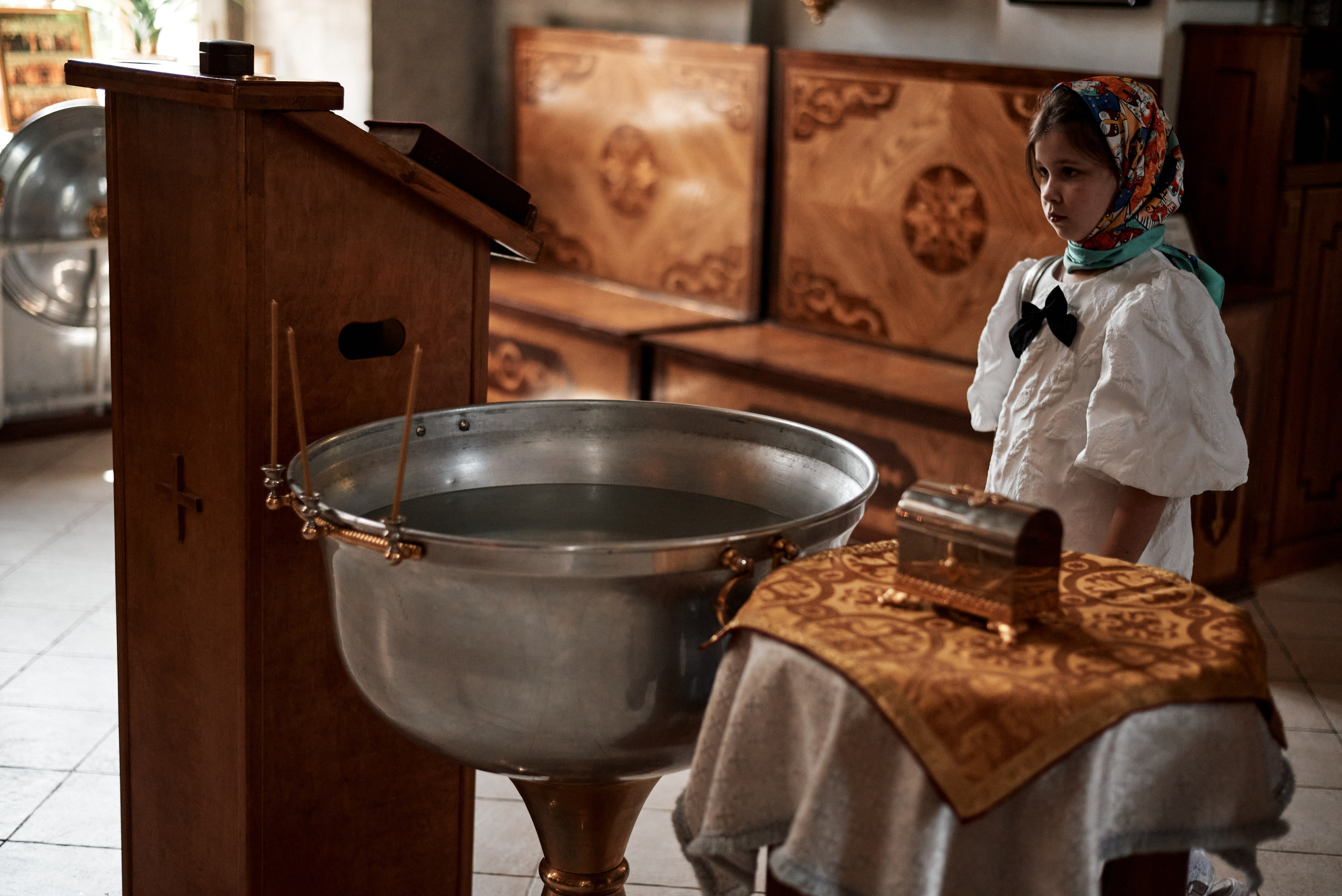 Фотосъемка таинства крещения. Семейный фотограф в Железнодорожном Масаева Елена