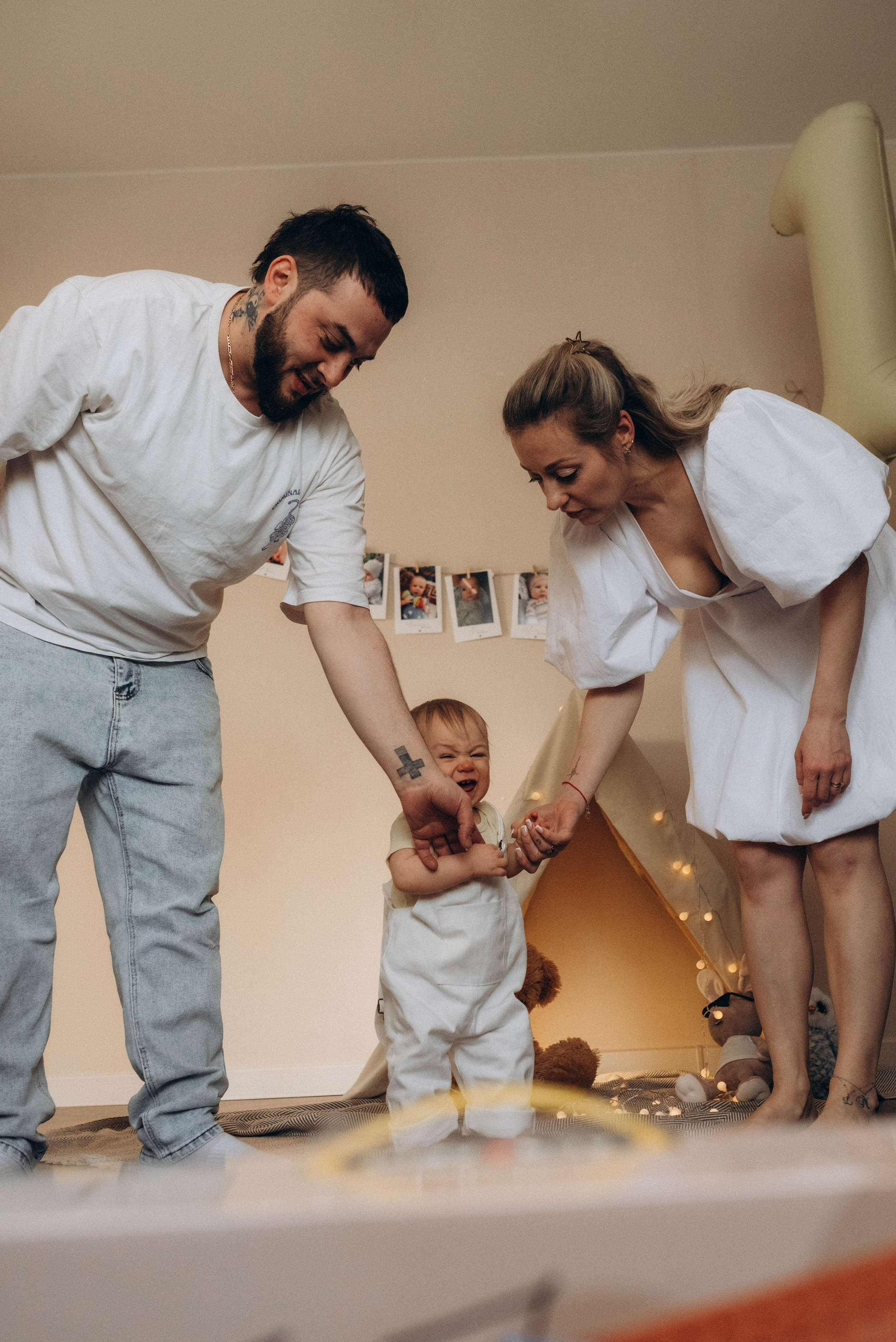 Домашняя фотосессия ко дню рождения малыша. Семейный фотограф в Железнодорожном Масаева Елена